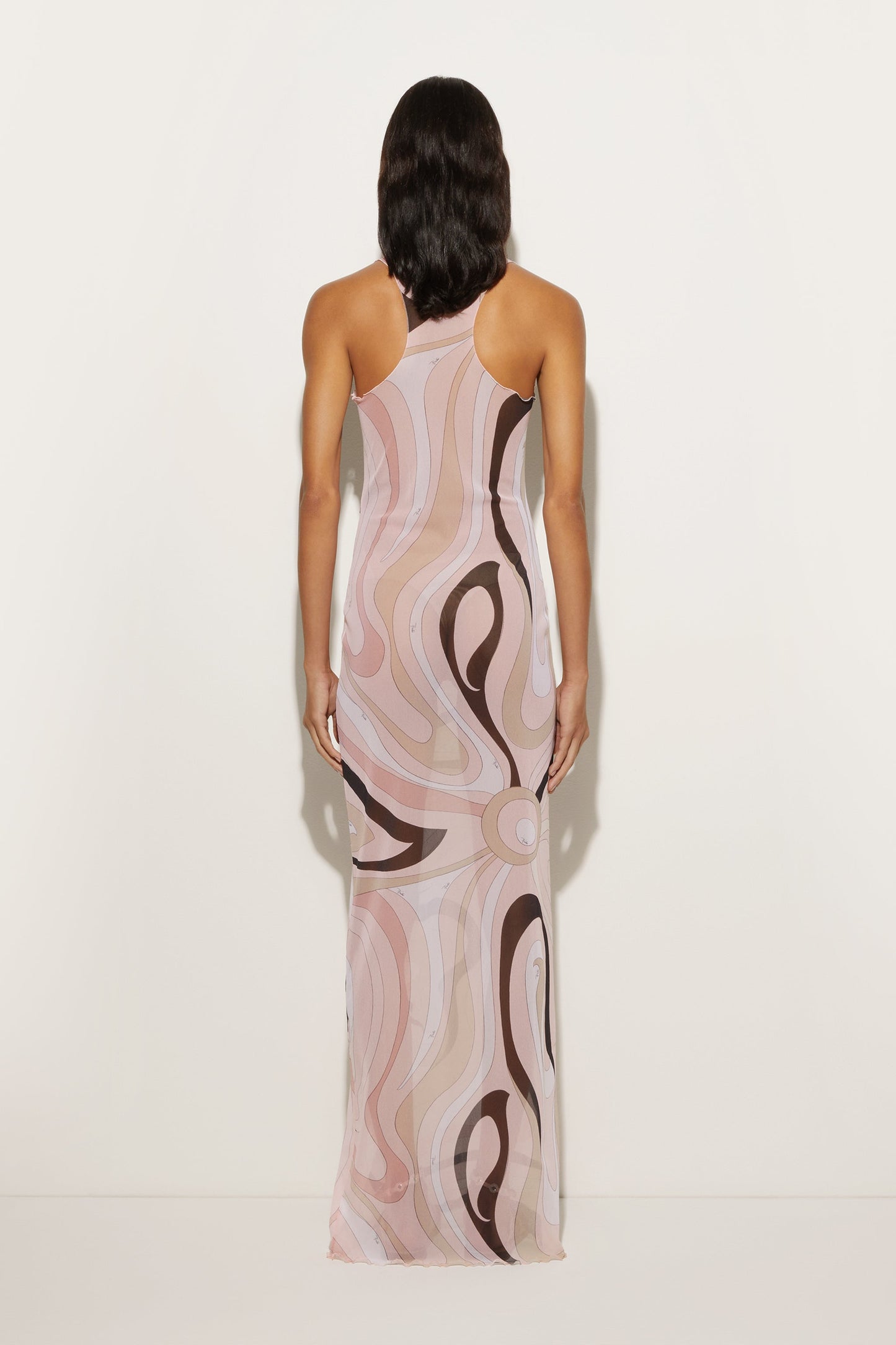 Marmo Print Tulle Dress View 4 - Pucci