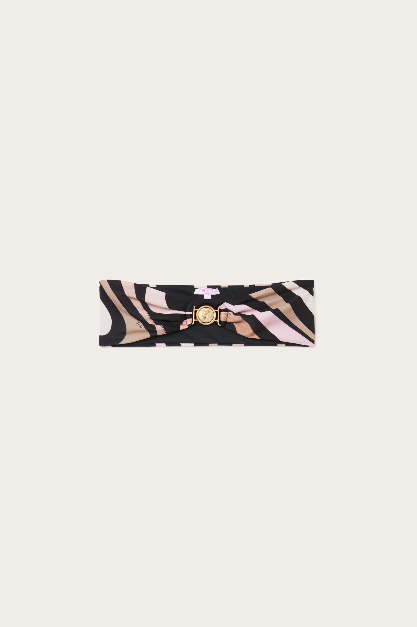 Marmo Print Strapless Bikini Top View 1 - Pucci
