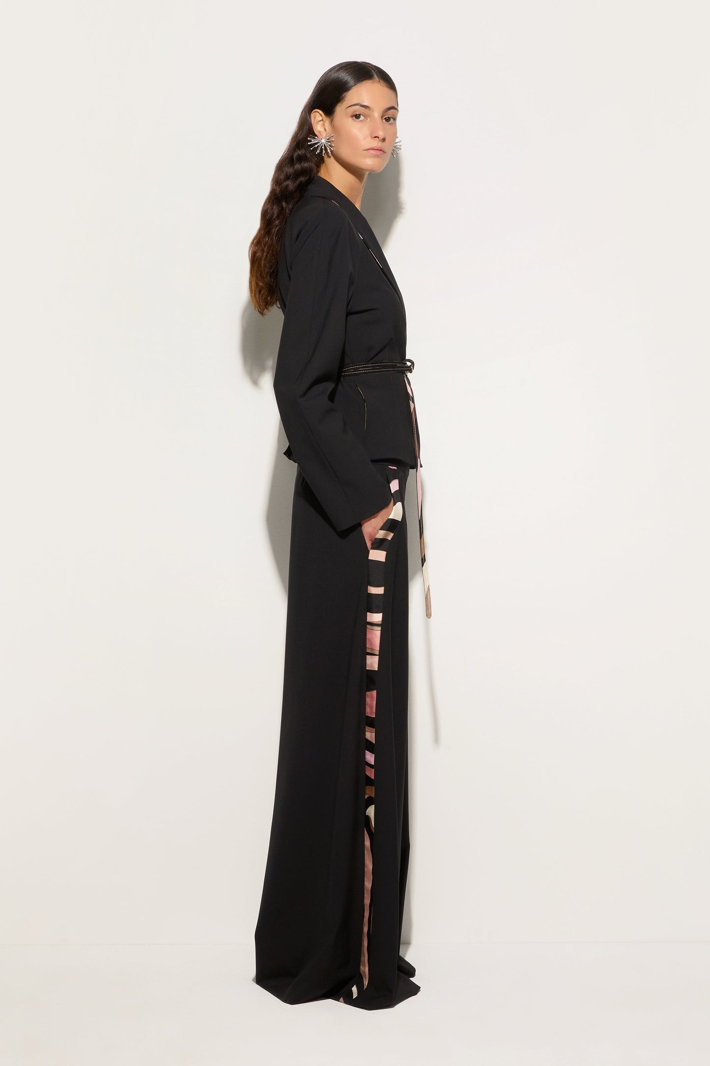 Cool Wool Lapel Jacket View 3 - Pucci