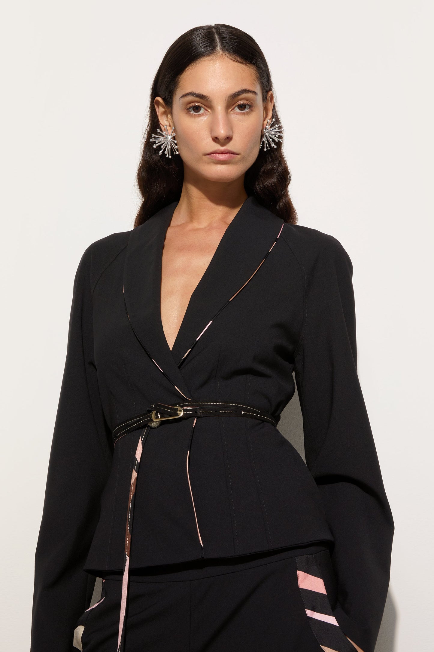 Cool Wool Lapel Jacket View 5 - Pucci