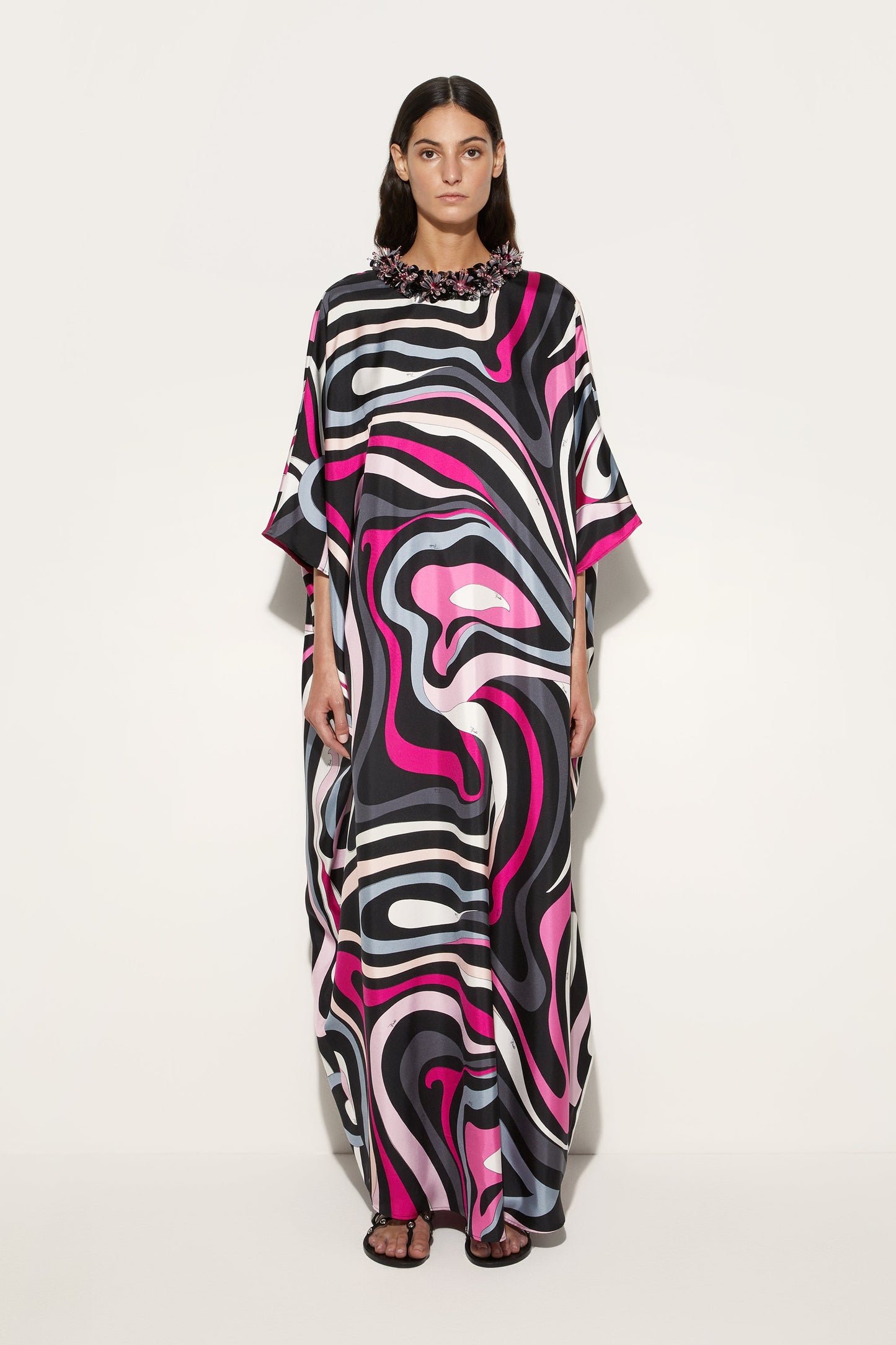 Marmo Print Kaftan View 2 - Pucci