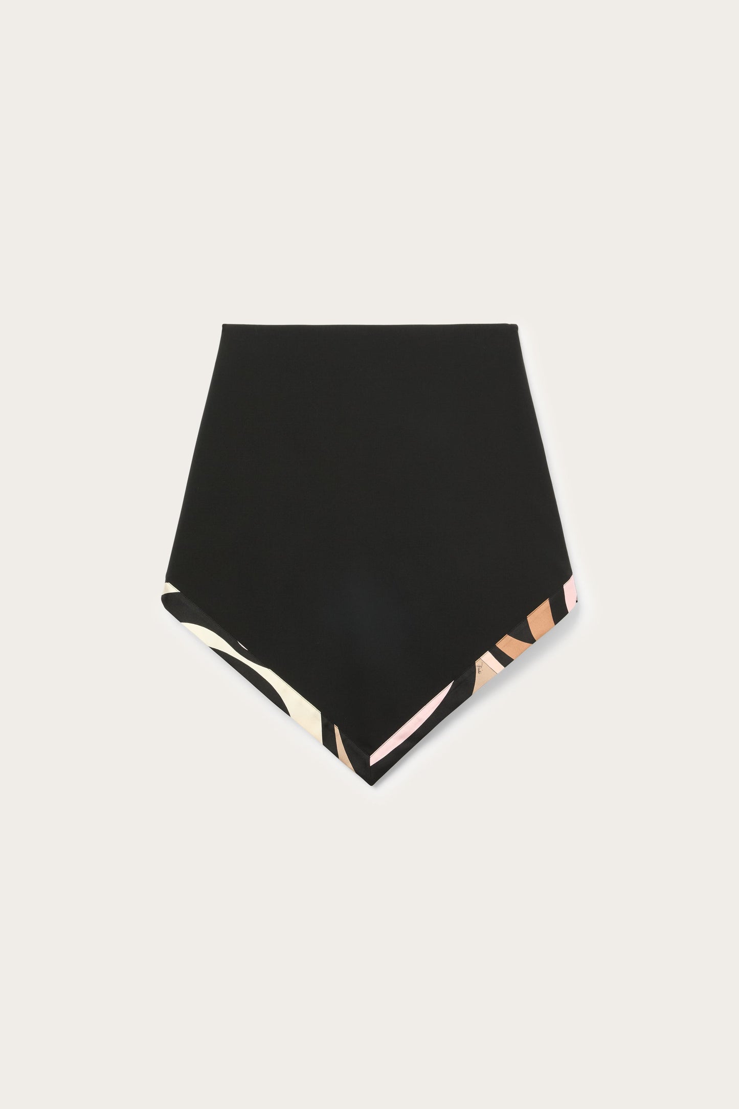 Skirt with Triangle Printed Hemline View 1 - Pucci