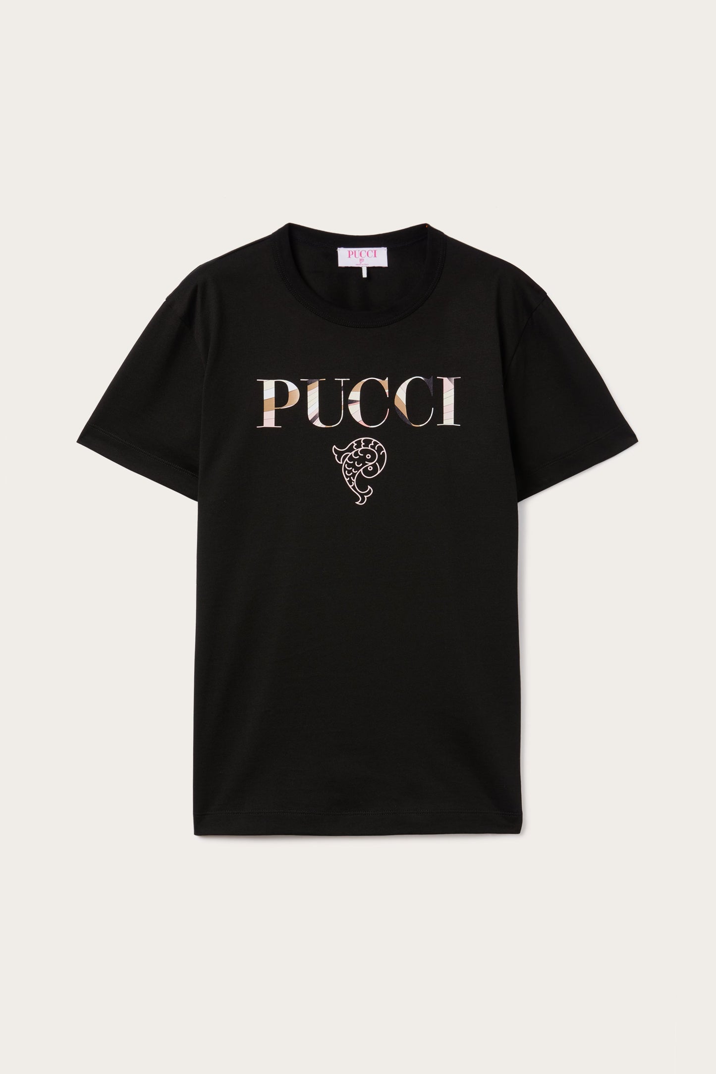 Cotton Logo T-Shirt View 1 - Pucci