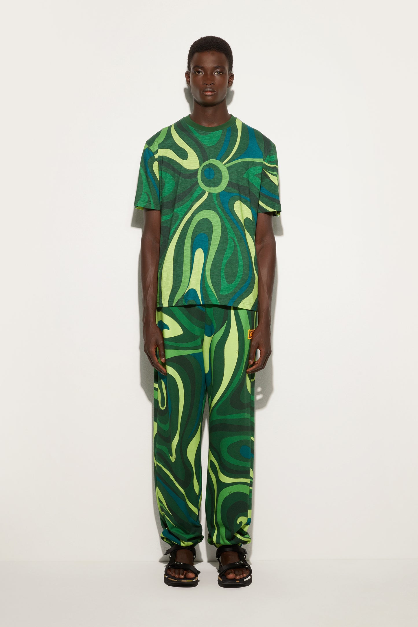 Fleece Joggers View 2 - Pucci
