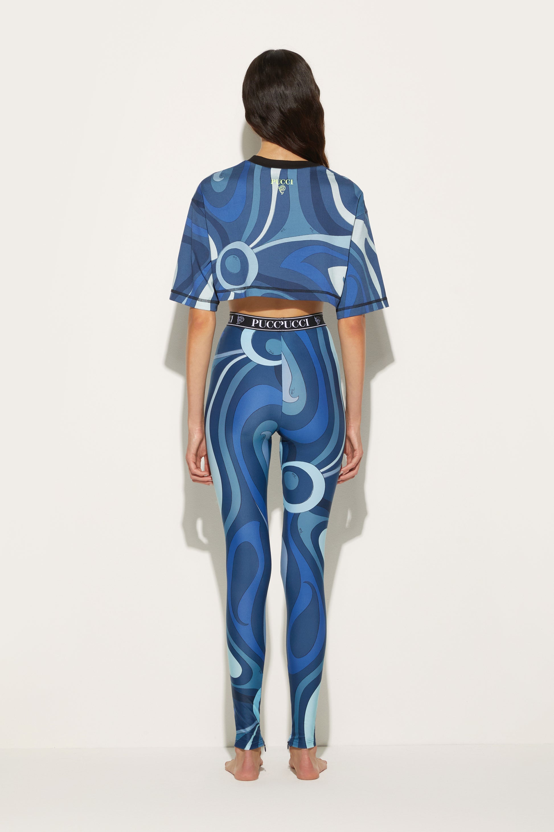Marmo-Print Cotton T-shirt View 4 - Pucci