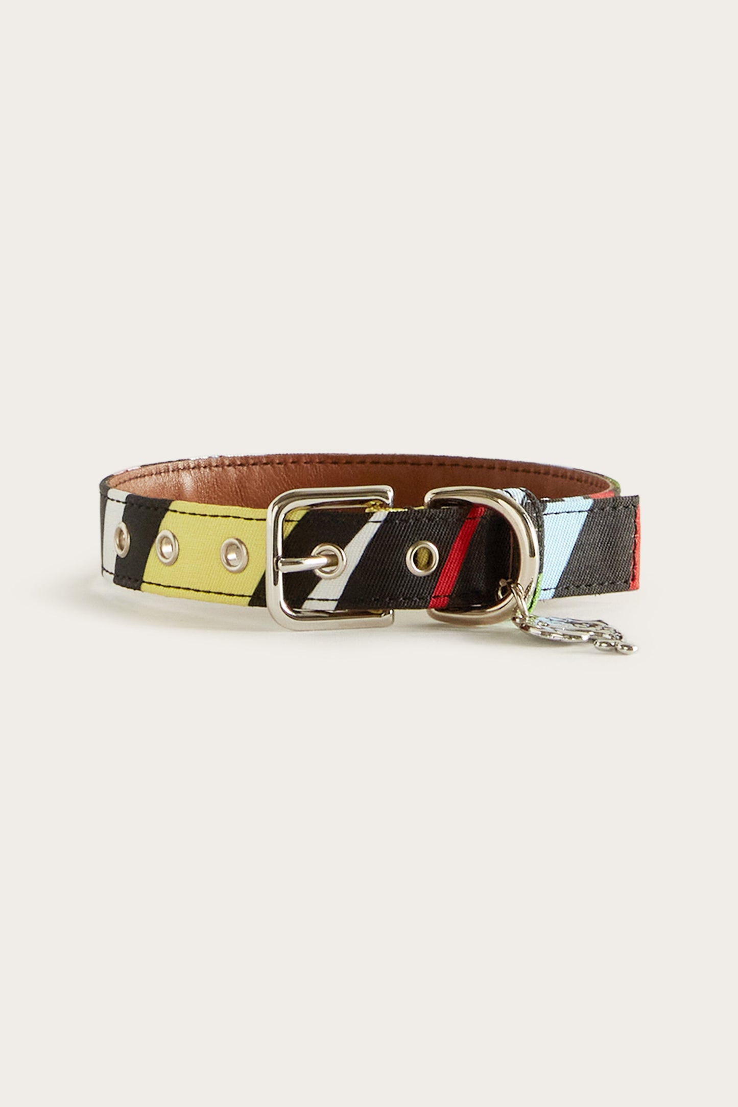 Marmo-Print Dog Collar View 1 - Pucci