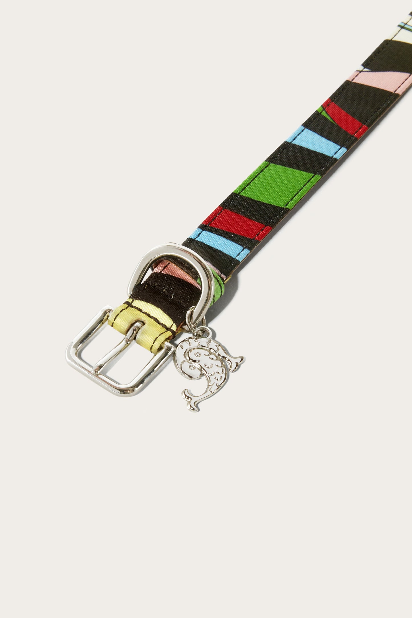 Marmo-Print Dog Collar View 2 - Pucci