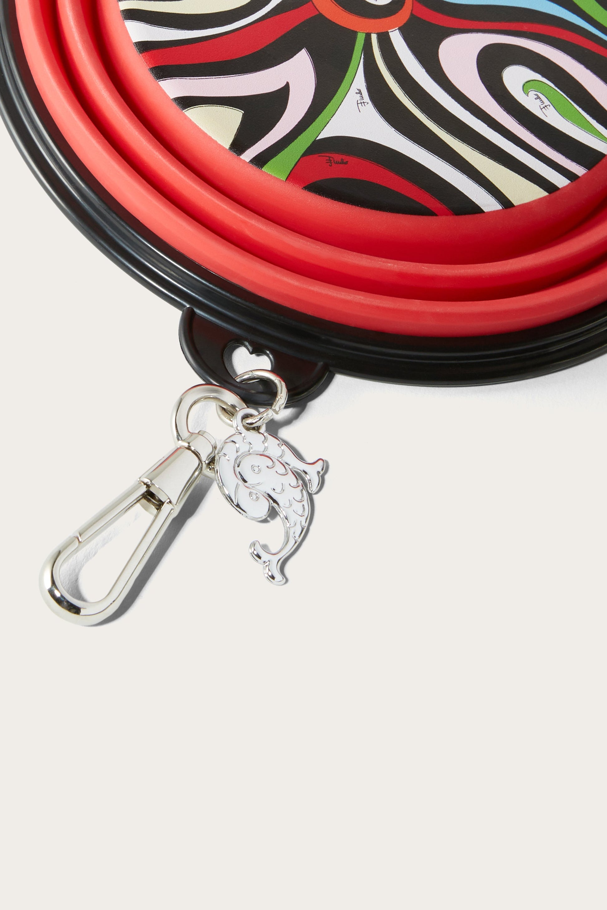 Marmo-Print Travel Dog Bowl View 3 - Pucci