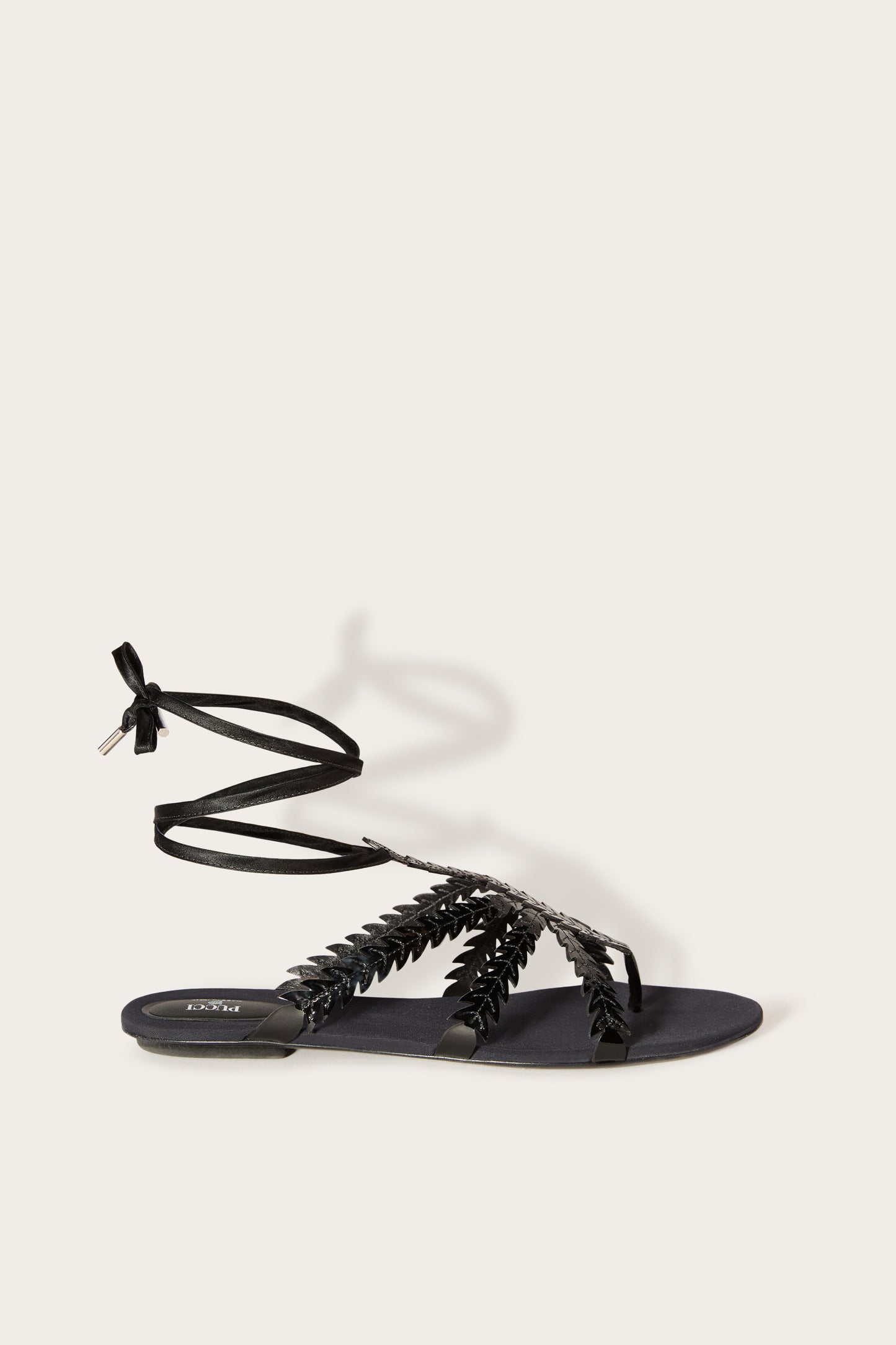 Feather-Embellished Sandals View 1 - Pucci