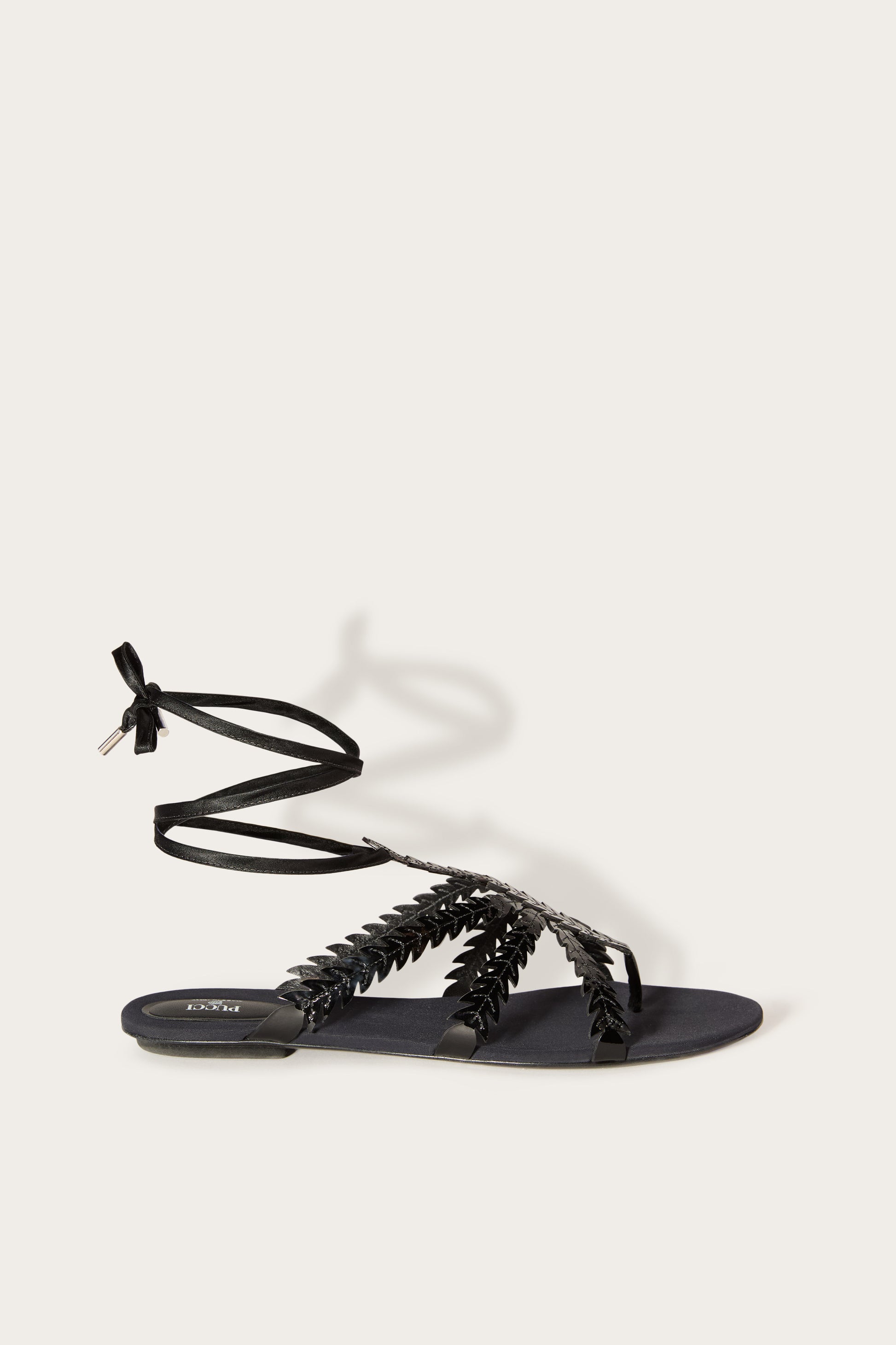 Feather-Embellished Sandals View 1 - Pucci