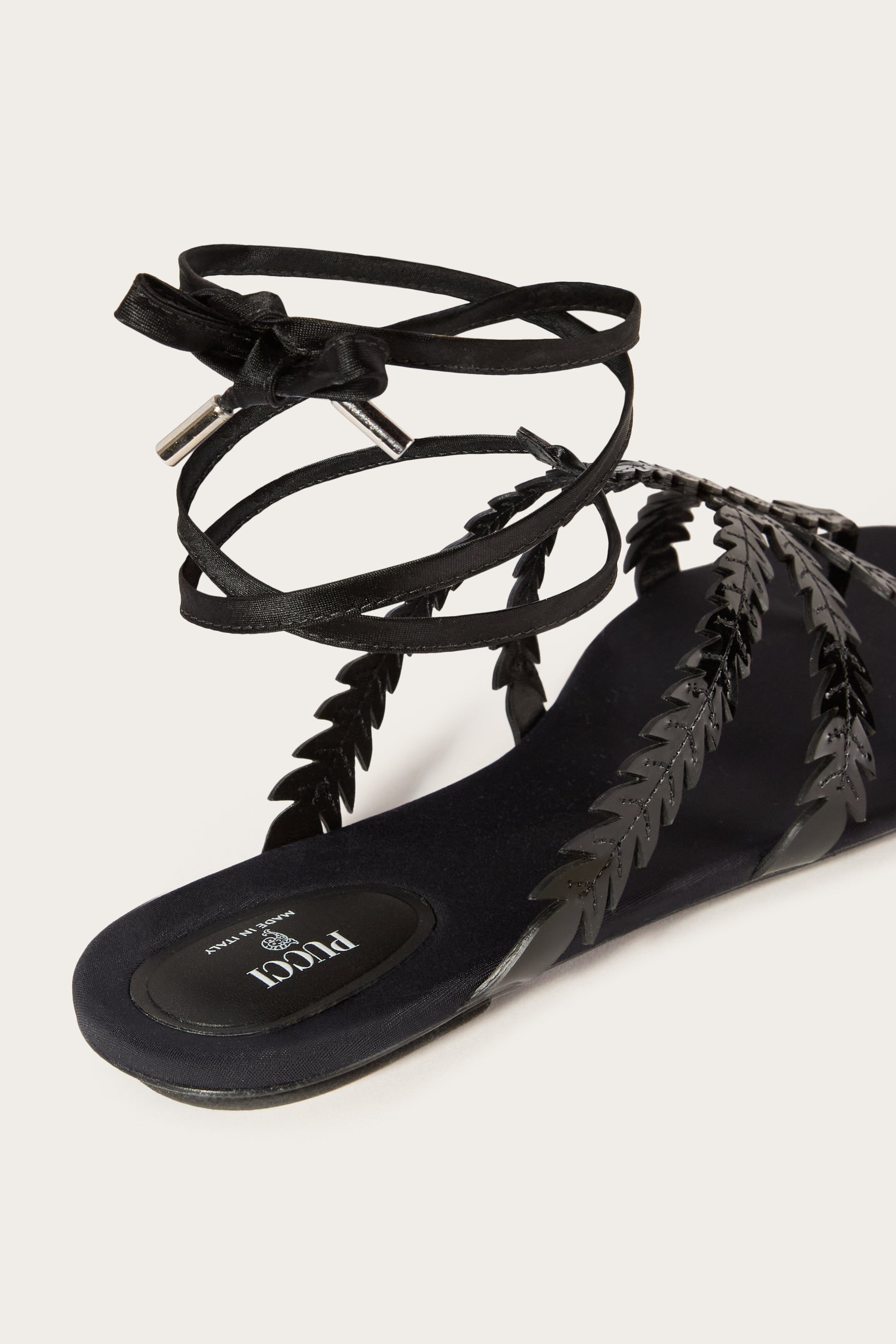 Feather-Embellished Sandals View 5 - Pucci