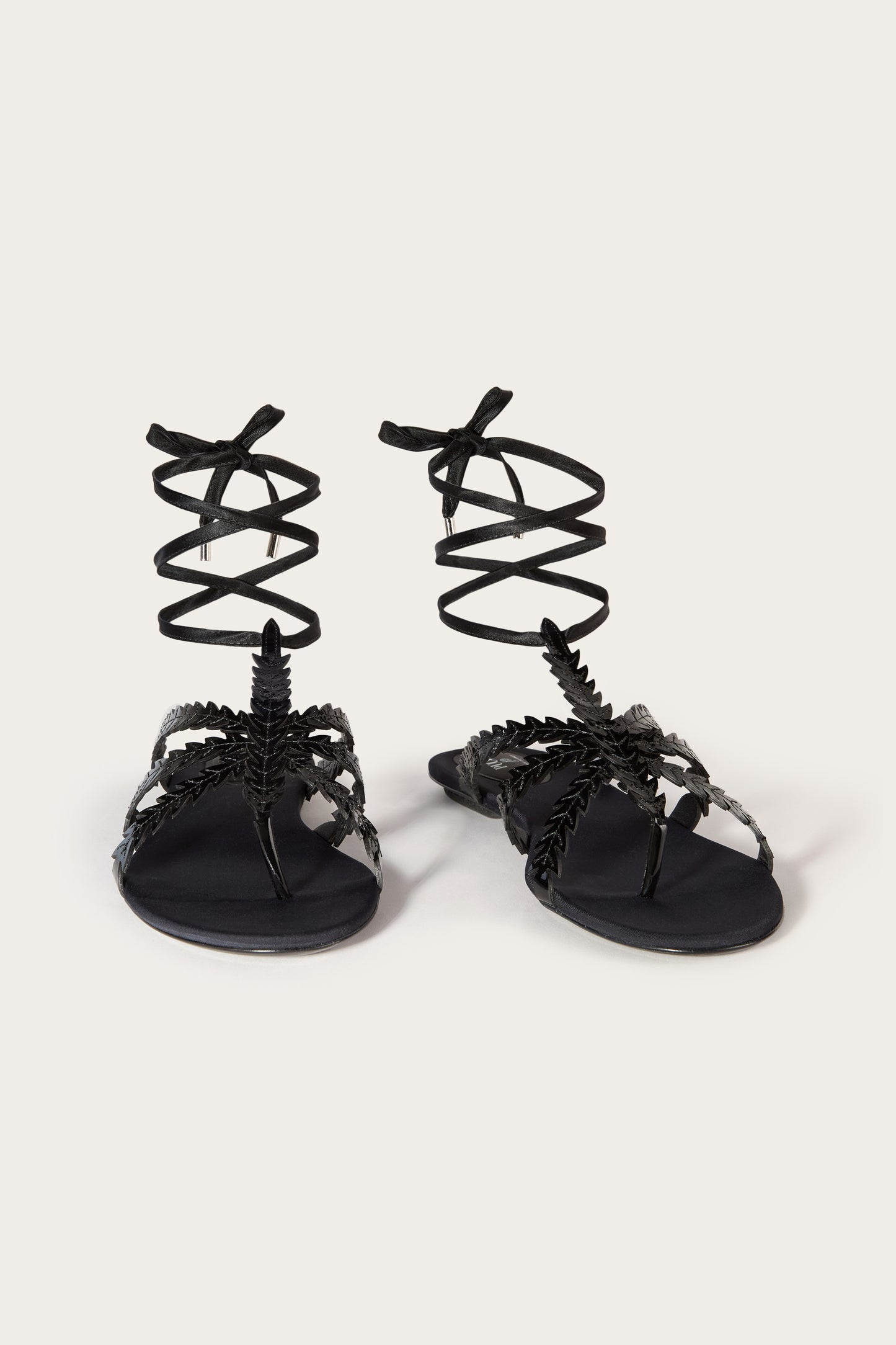 Feather-Embellished Sandals View 2 - Pucci