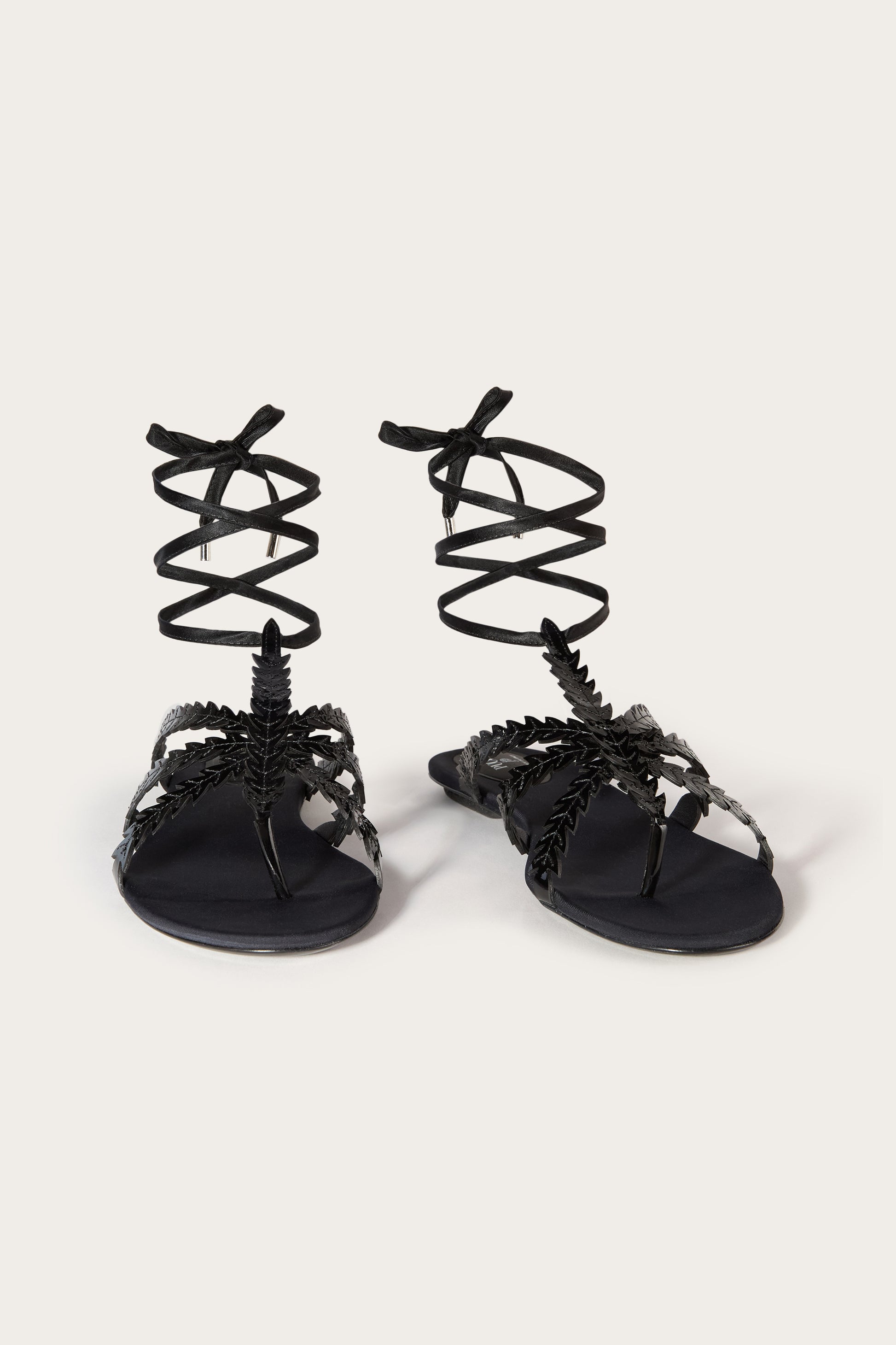 Feather-Embellished Sandals View 2 - Pucci