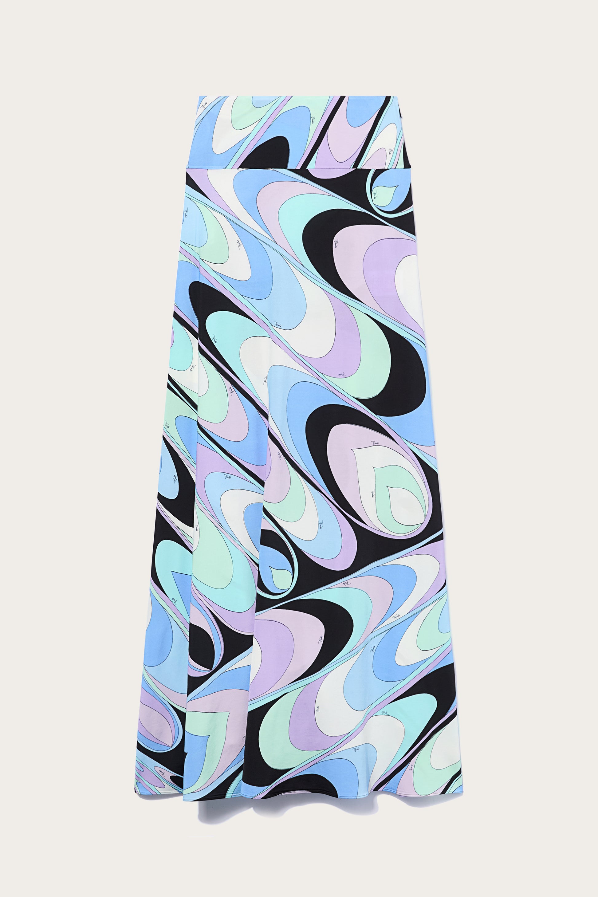 Onde-Print Skirt View 1 - Pucci