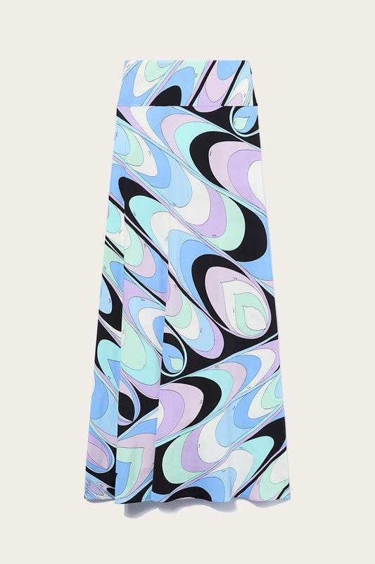Onde-Print Skirt View 1 - Pucci