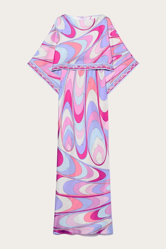 Onde-Print Silk Dress View 1 - Pucci