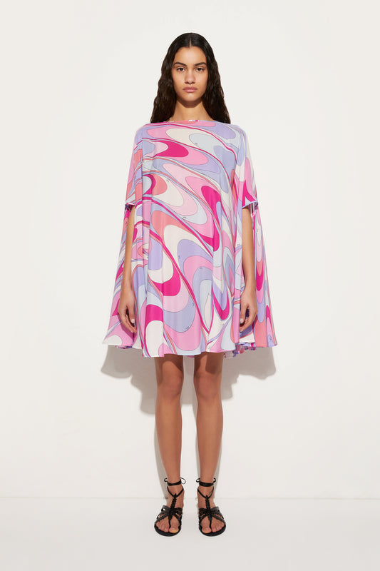 Onde -Print Silk Kaftan View 2 - Pucci