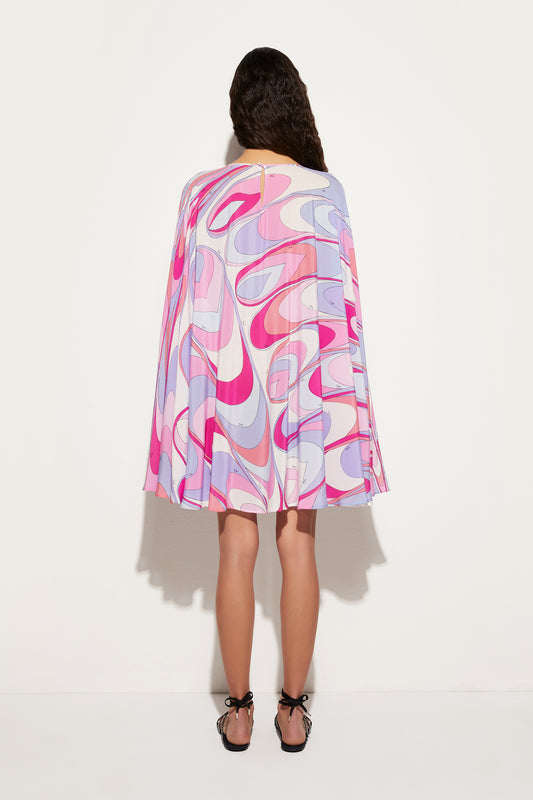 Onde -Print Silk Kaftan View 4 - Pucci