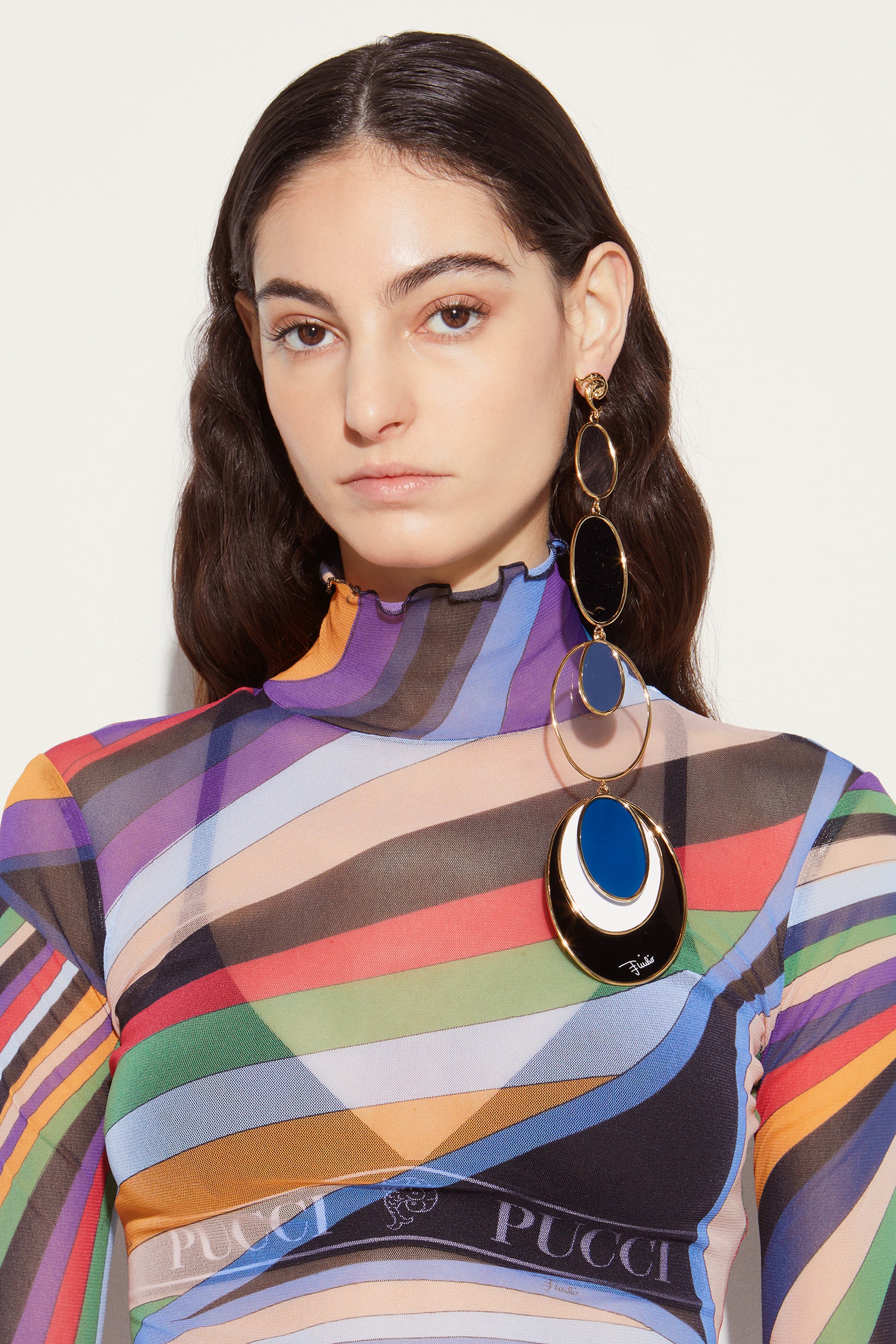 Bersaglio Earring View 2 - Pucci