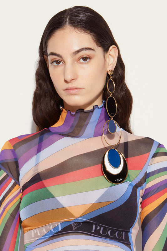 Bersaglio Earring View 2 - Pucci