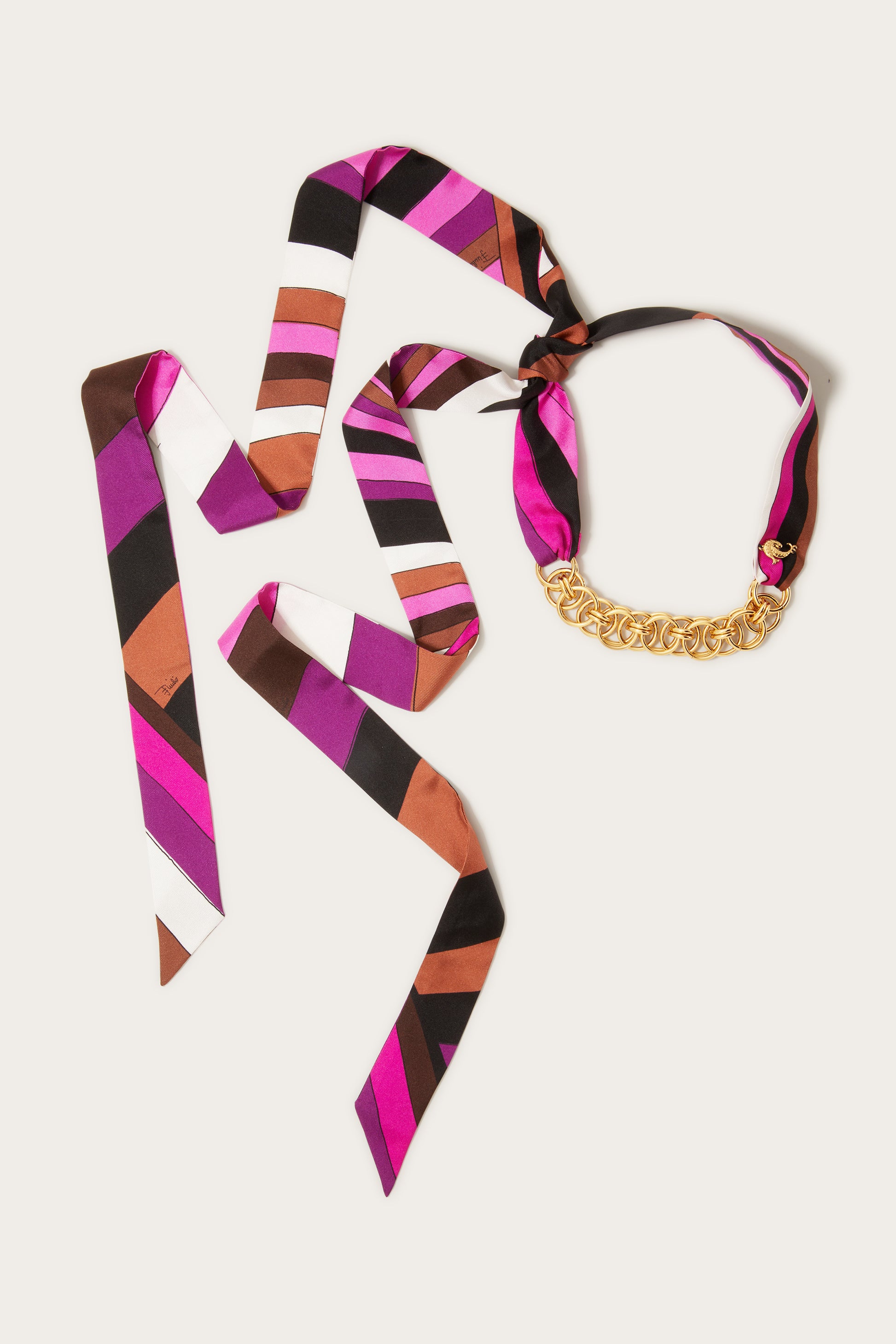 Iride-Print Chain Necklace View 1 - Pucci