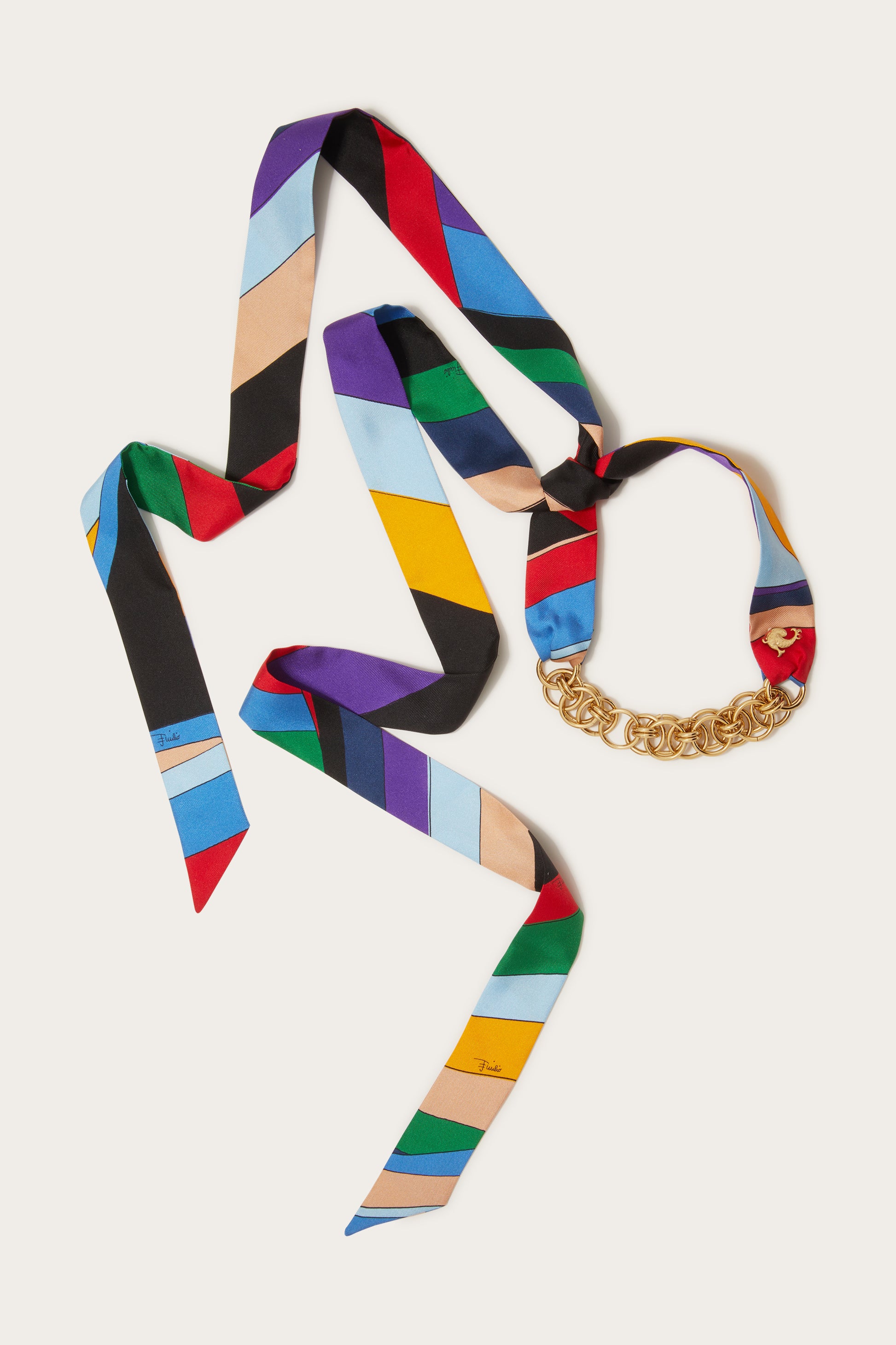 Iride-Print Chain Necklace View 1 - Pucci