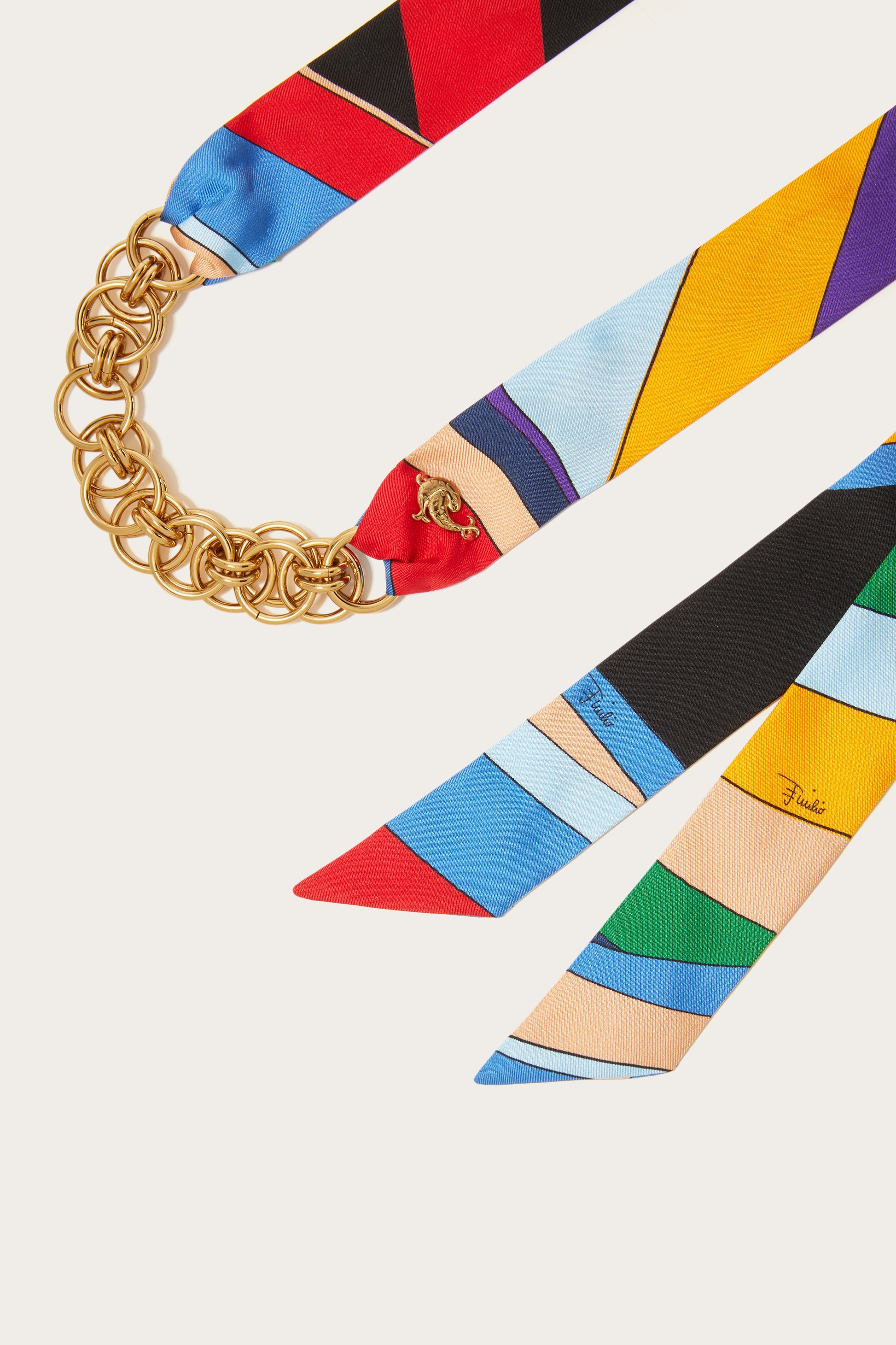 Iride-Print Chain Necklace View 4 - Pucci
