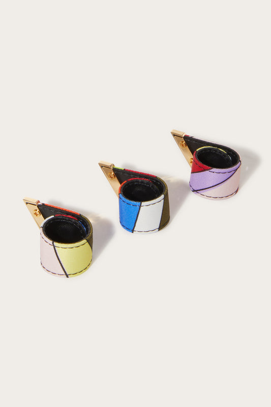 Iride-Print Foulard Ring Set View 3 - Pucci