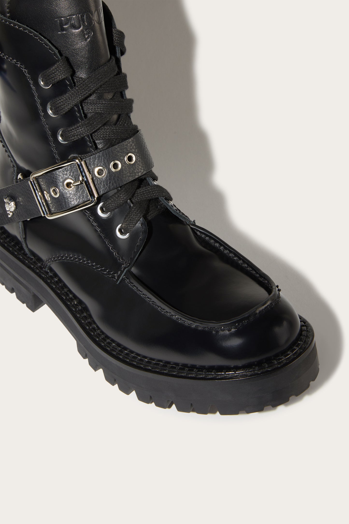 Marmo-Print Leather Boots View 3 - Pucci