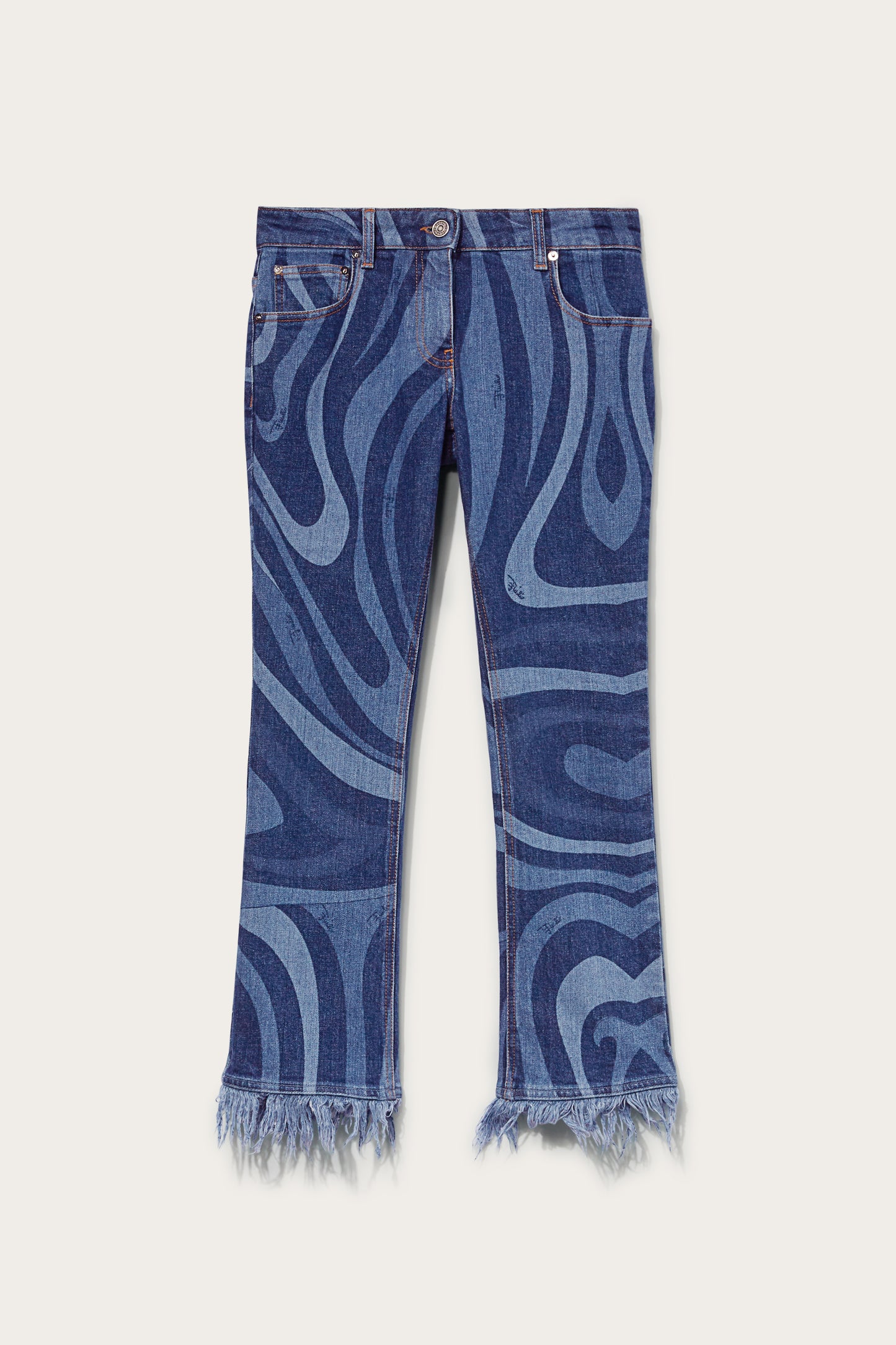 Marmo-Print Jeans View 1 - Pucci