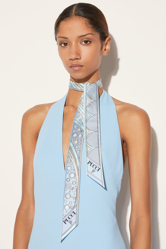 Fontane-Print Silk-Twill Scarf View 2 - Pucci