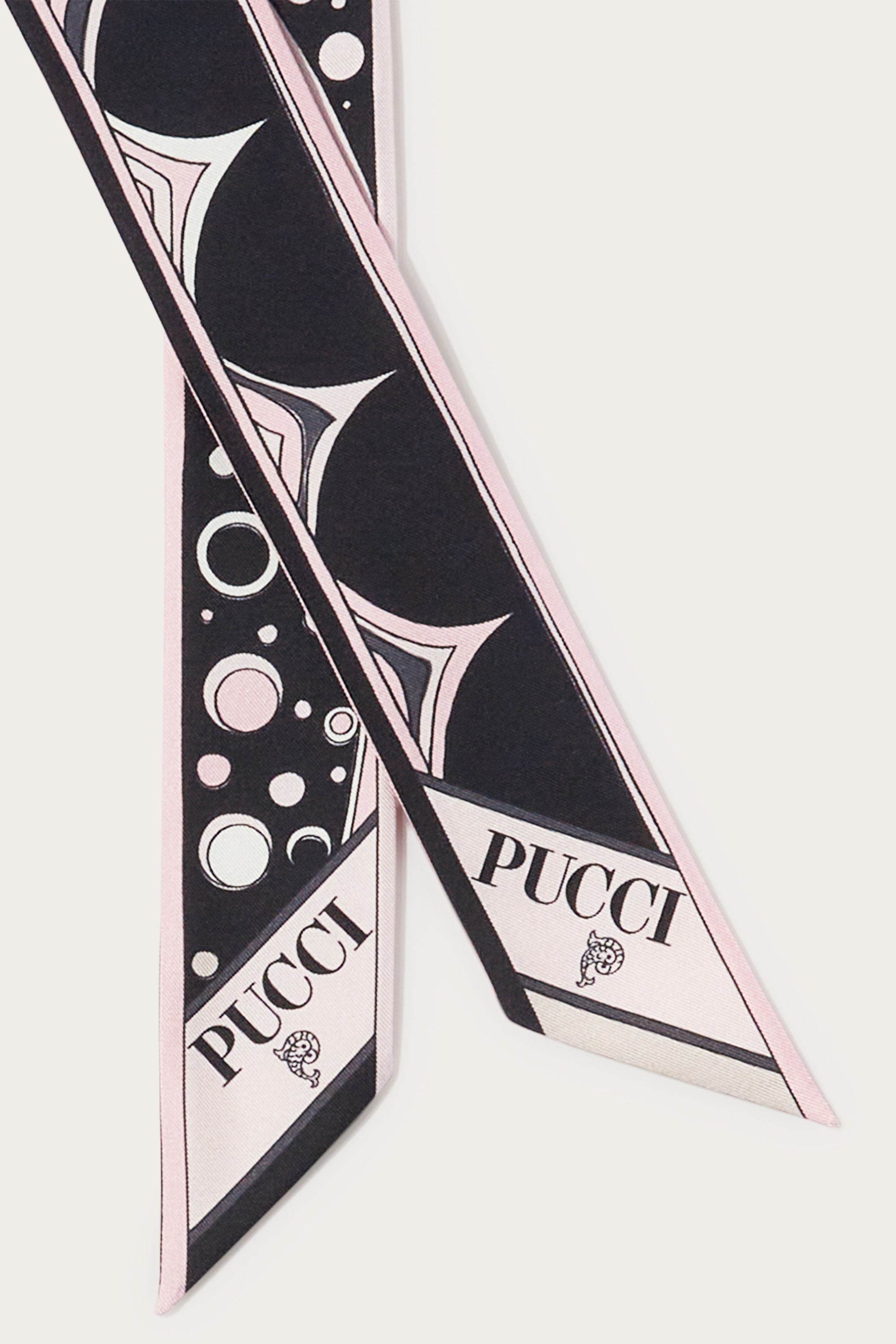 Fontane-Print Silk-Twill Scarf View 3 - Pucci
