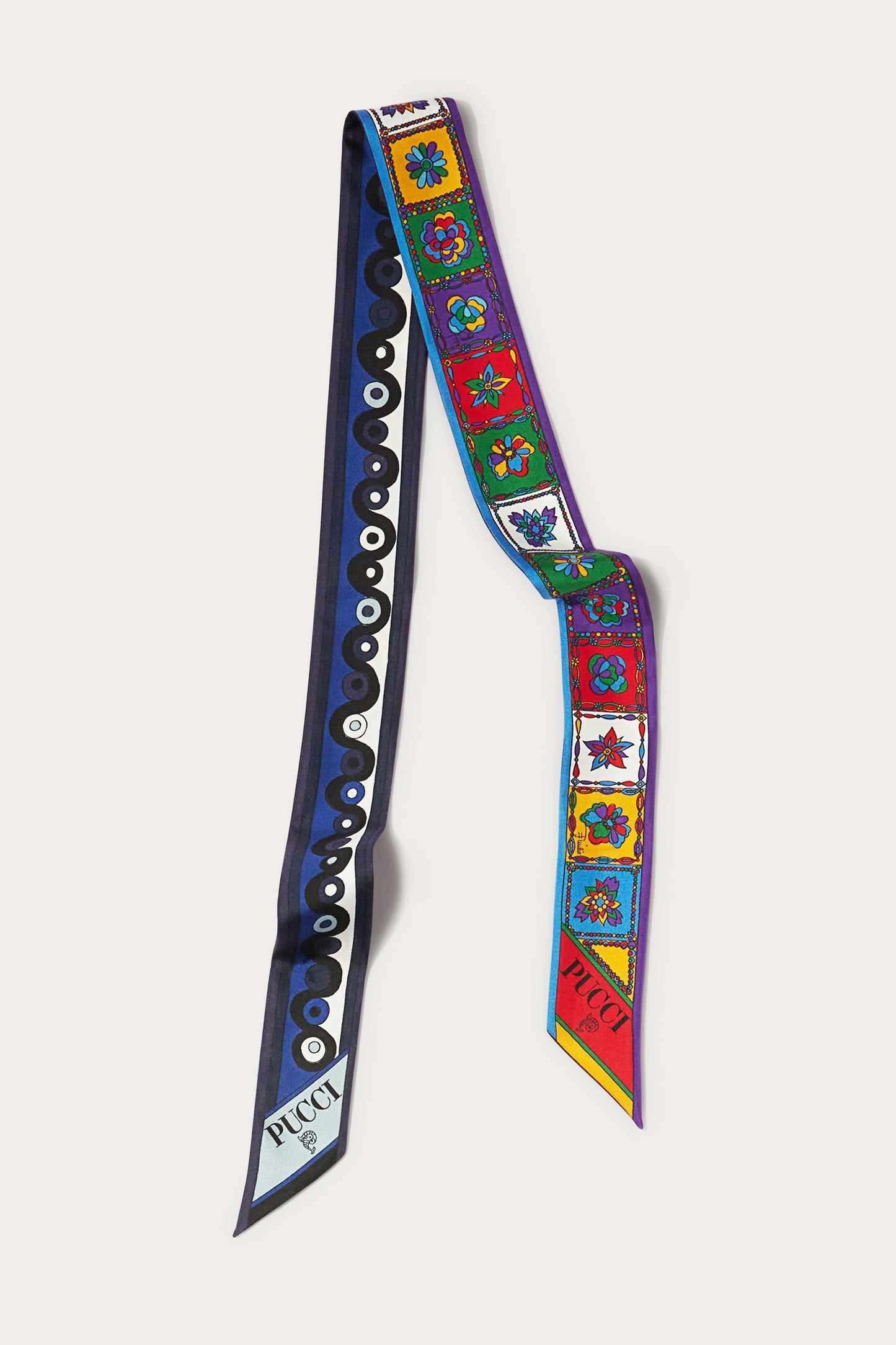 Iride And Festa-Print Silk-Twill Scarf View 1 - Pucci