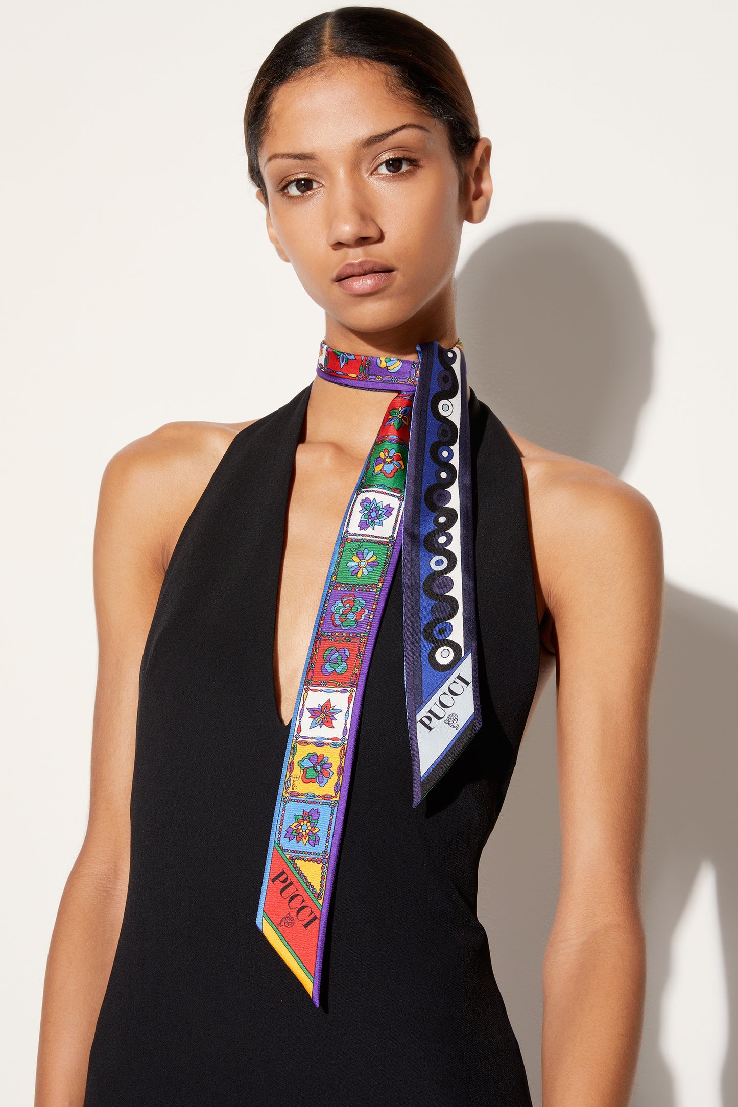 Iride And Festa-Print Silk-Twill Scarf View 2 - Pucci