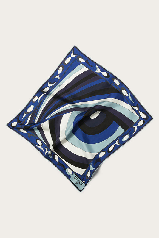 Iride-Print Small Silk-Twill Carré View 1 - Pucci