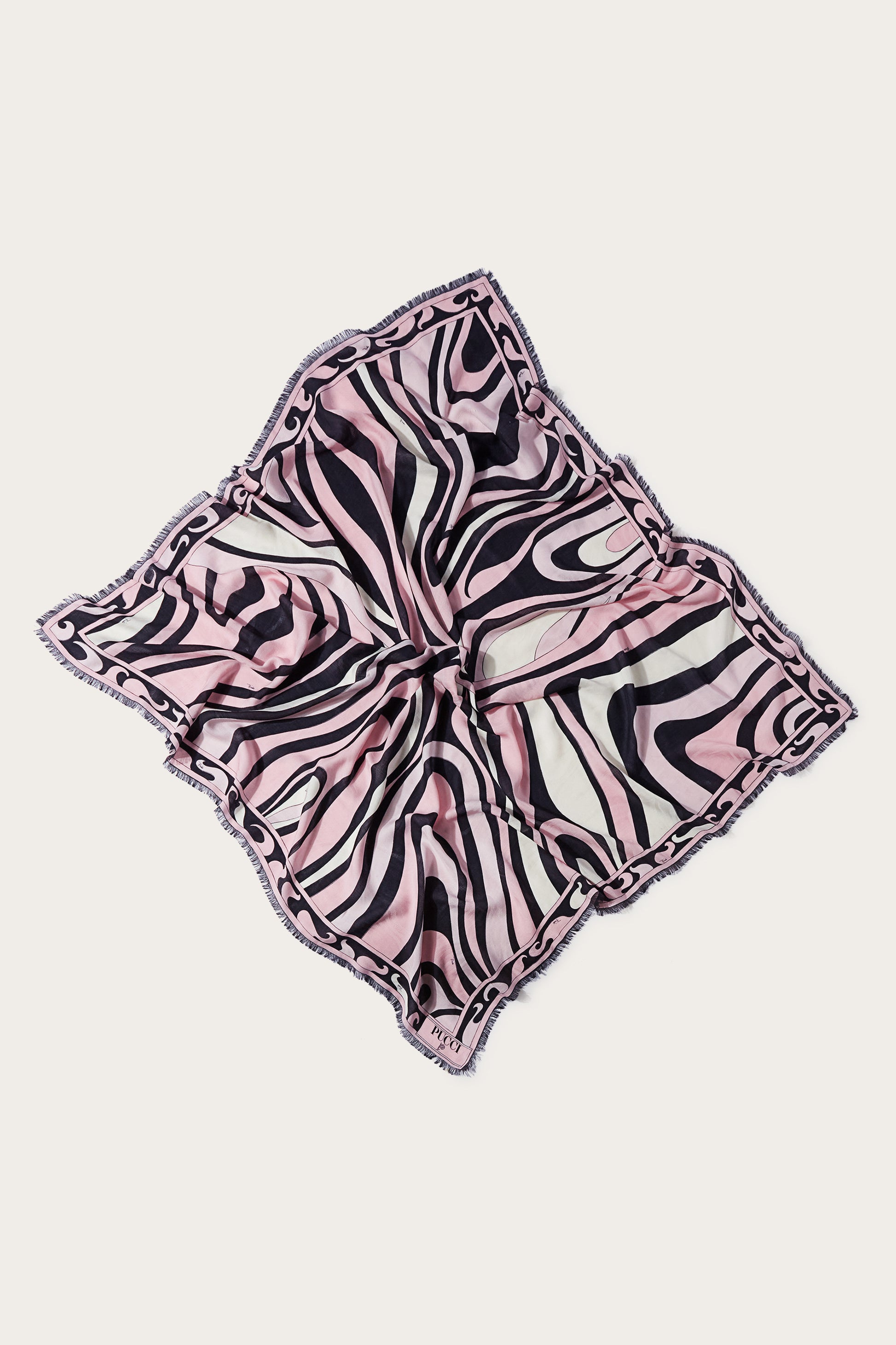 Marmo-Print Large Scarf View 1 - Pucci