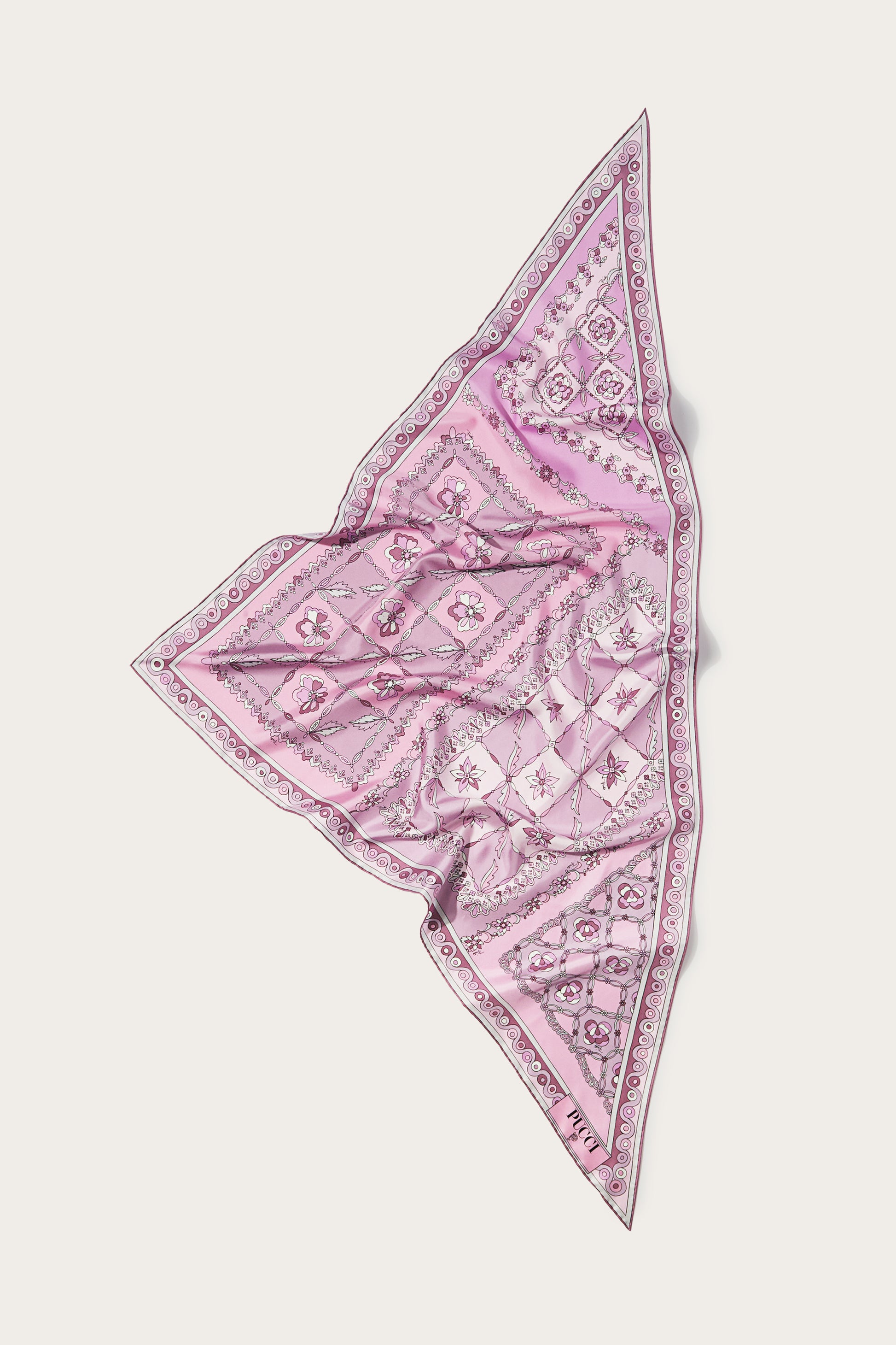 Festa-Print Silk-Twill Scarf View 1 - Pucci