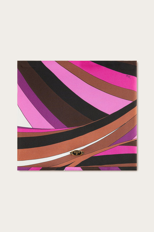 Iride-Print Silk-Twill Snood View 1 - Pucci