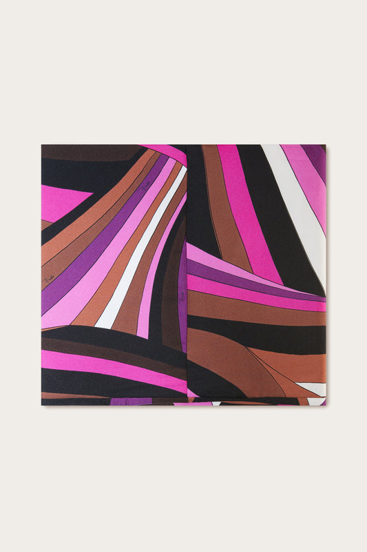 Iride-Print Silk-Twill Snood View 2 - Pucci