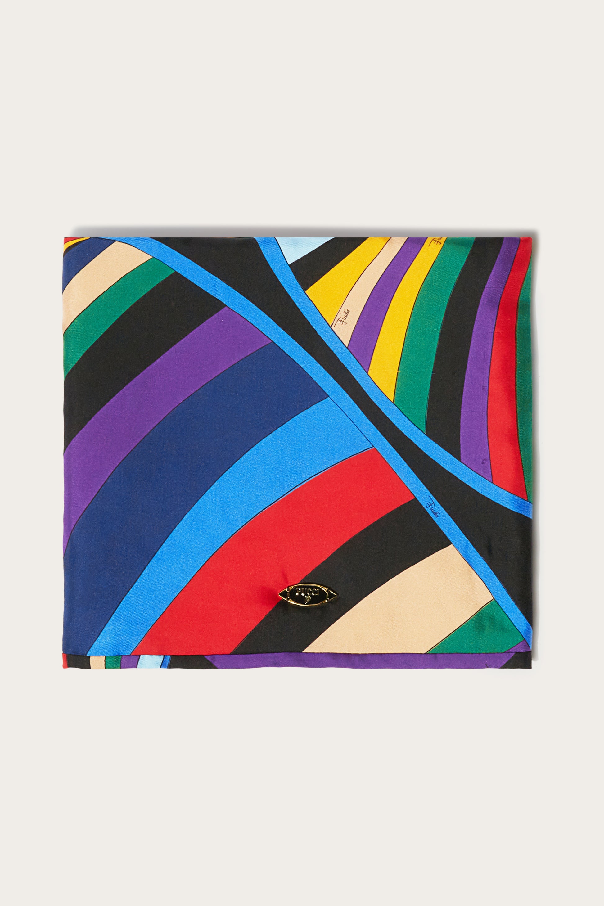Iride-Print Silk-Twill Snood View 1 - Pucci