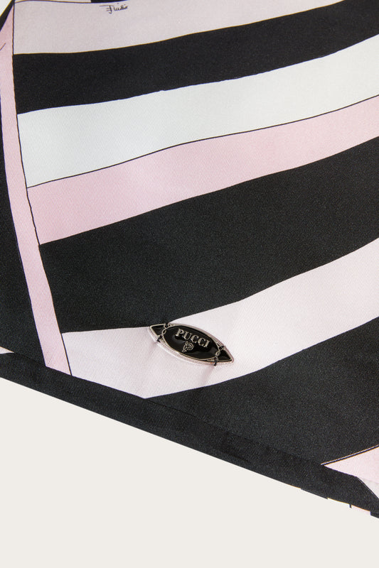 Iride-Print Silk-Twill Snood View 3 - Pucci
