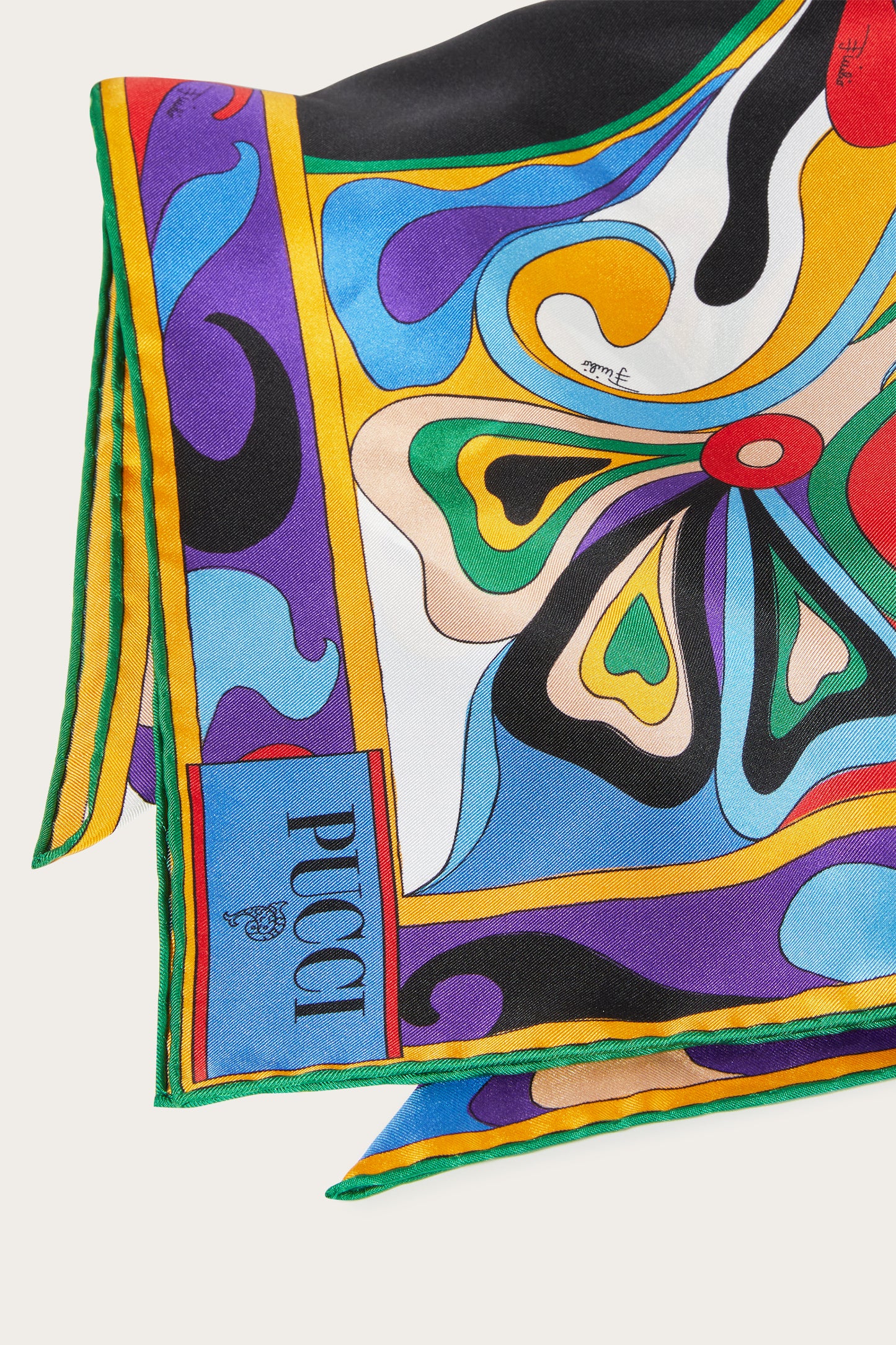 Orchidee-Print Silk-Twill Cap View 3 - Pucci