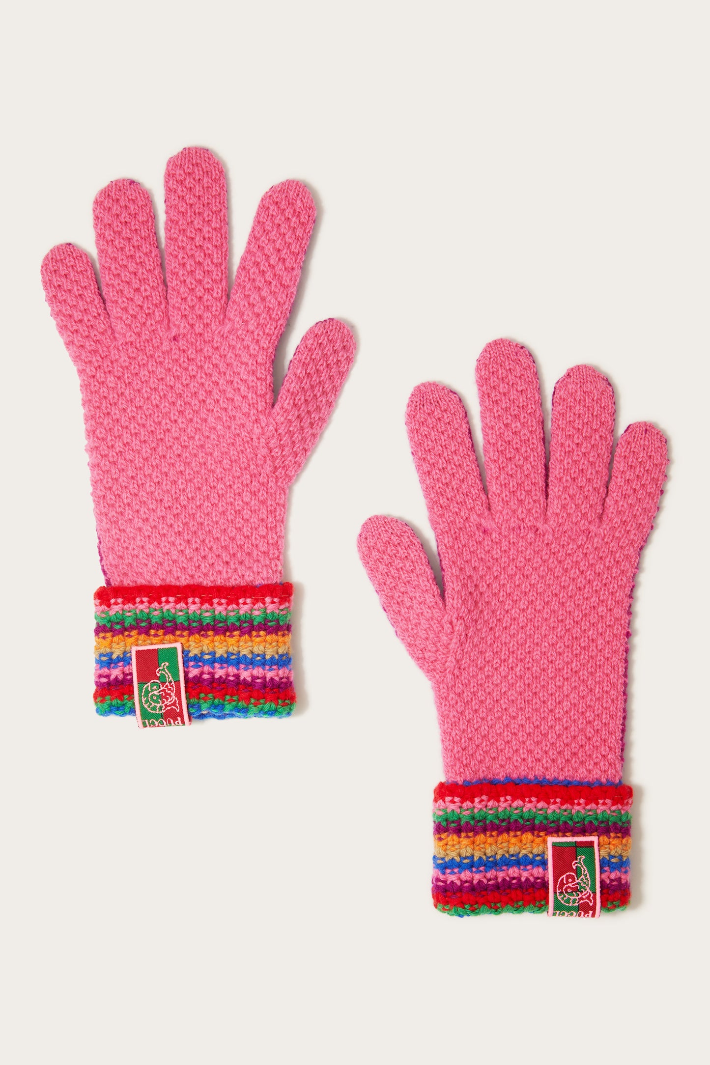 Knitted Gloves View 1 - Pucci