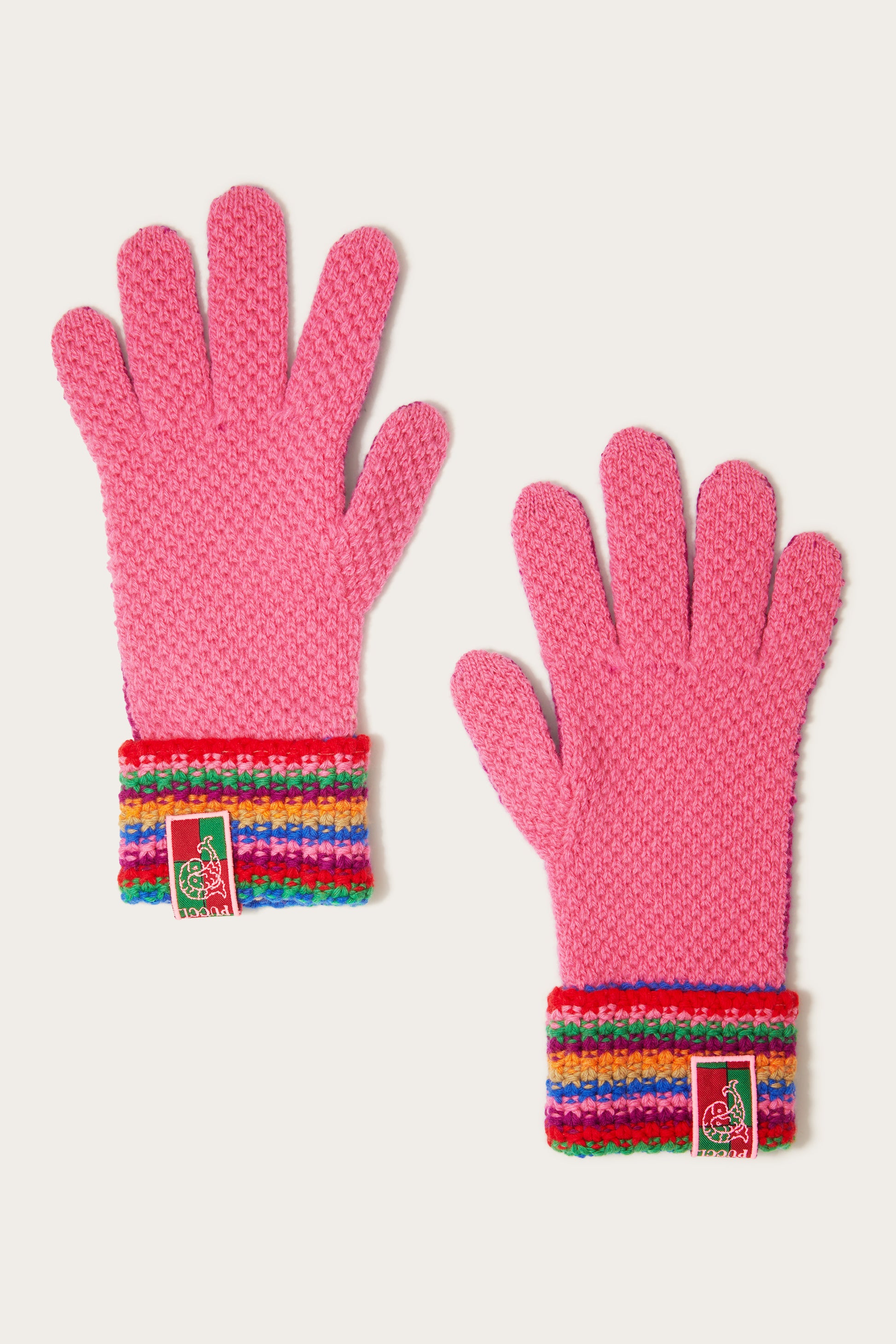 Knitted Gloves View 1 - Pucci