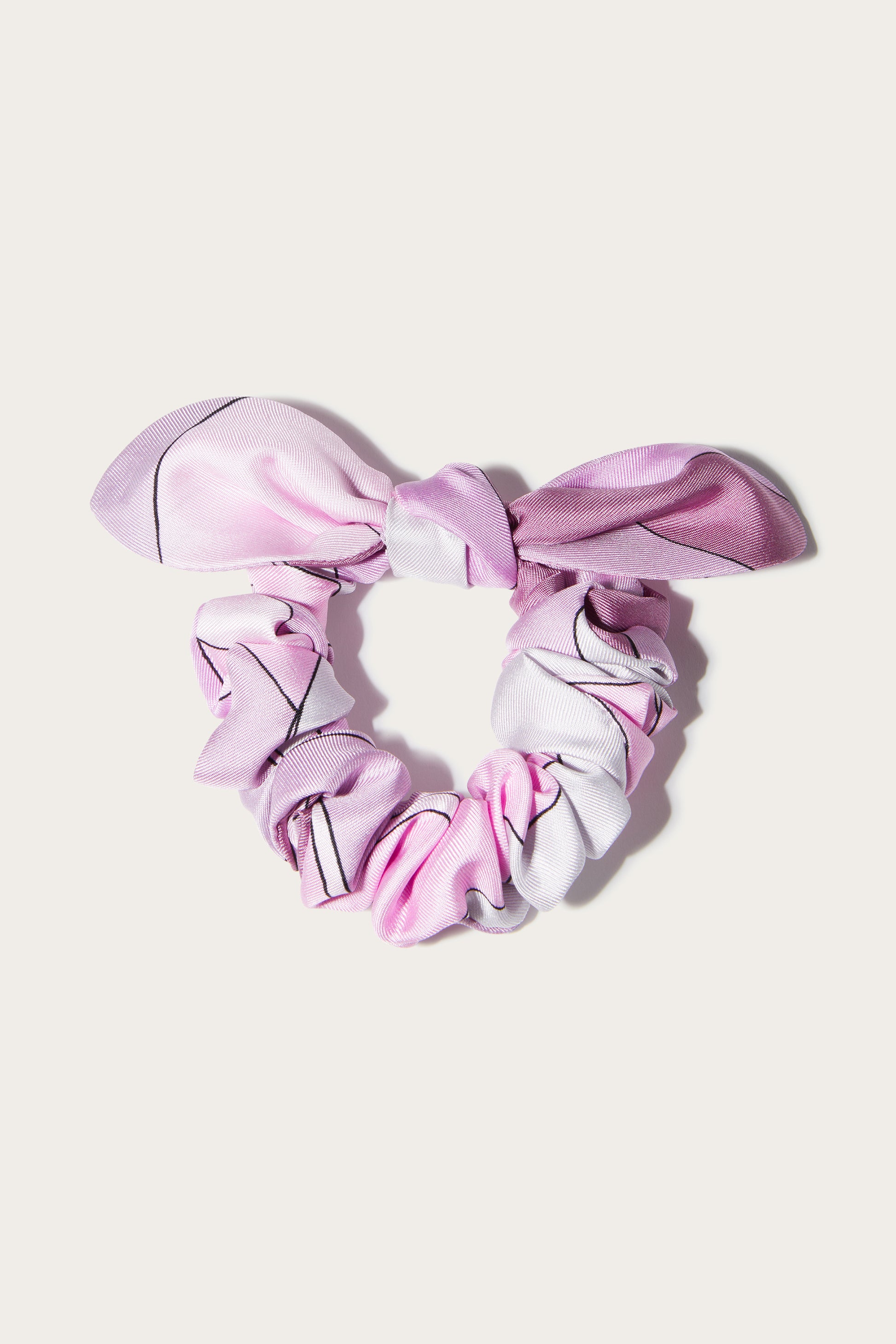Iride-Print Silk Hair Tie View 1 - Pucci