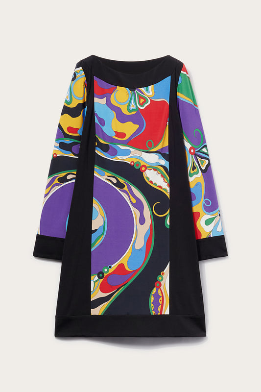 Orchidee-Print Mini Dress View 1 - Pucci