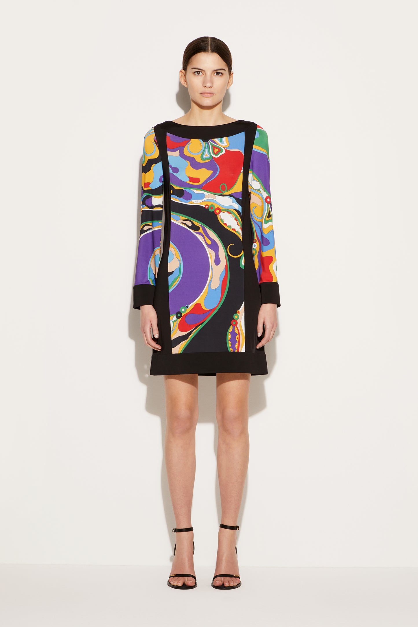 Orchidee-Print Mini Dress View 2 - Pucci