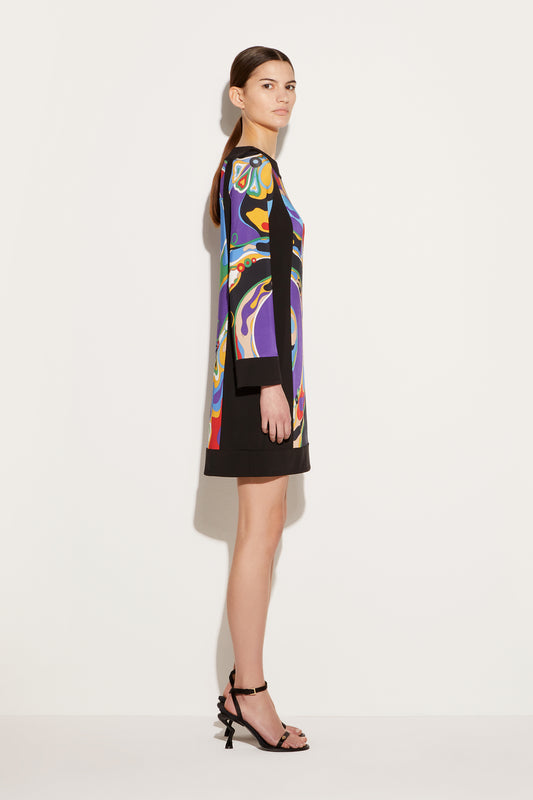 Orchidee-Print Mini Dress View 3 - Pucci