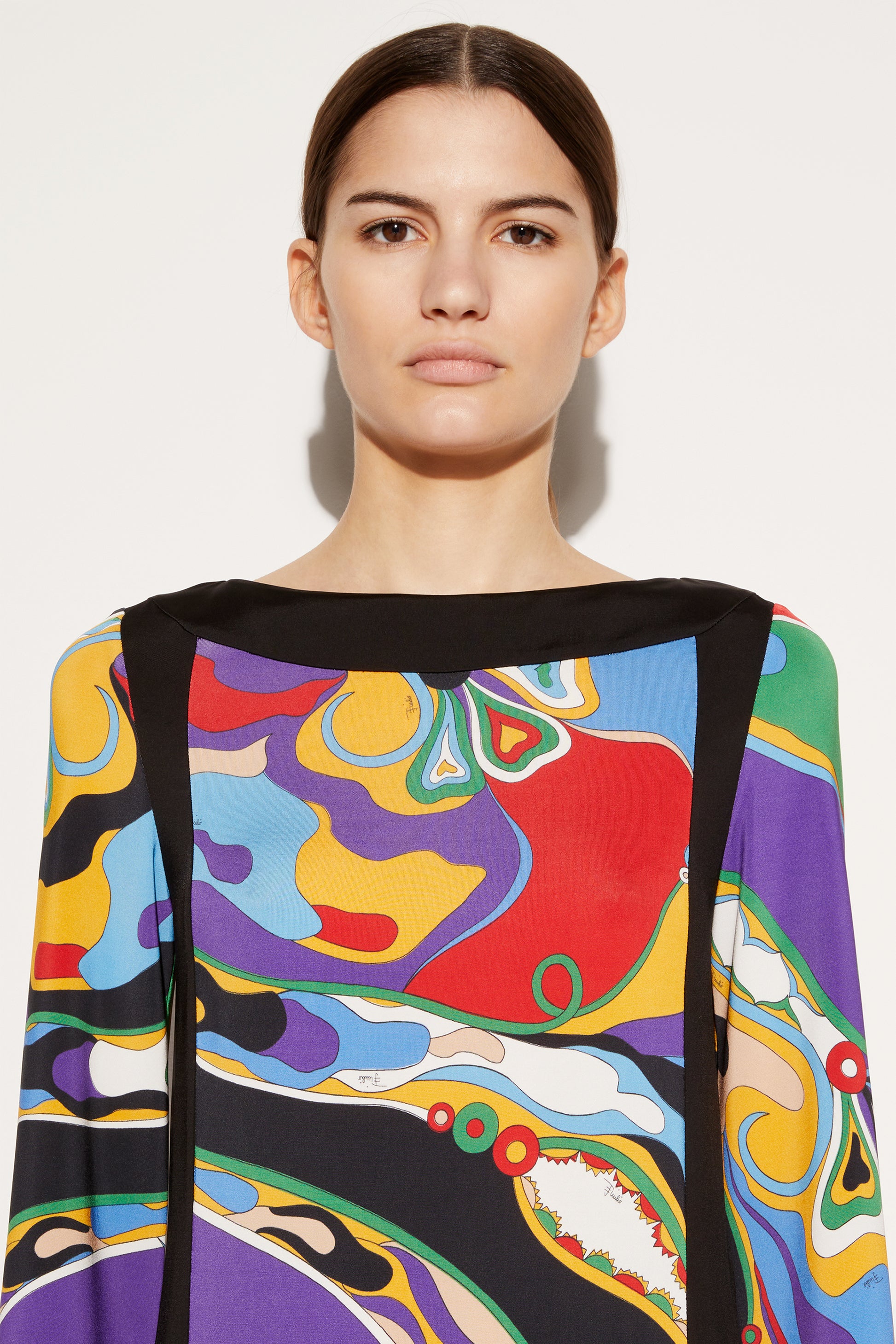 Orchidee-Print Mini Dress View 5 - Pucci