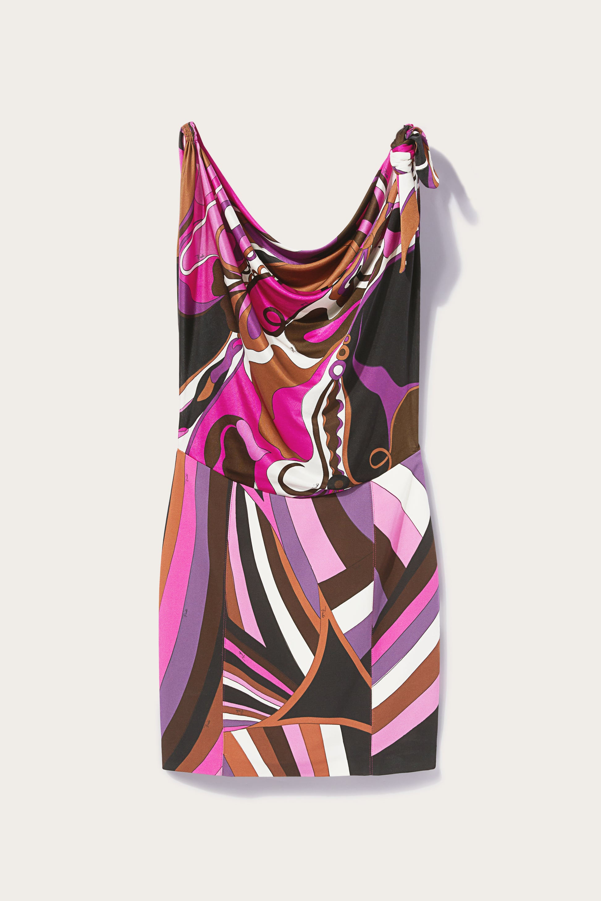 Orchidee And Iride Print Mini Dress View 1 - Pucci